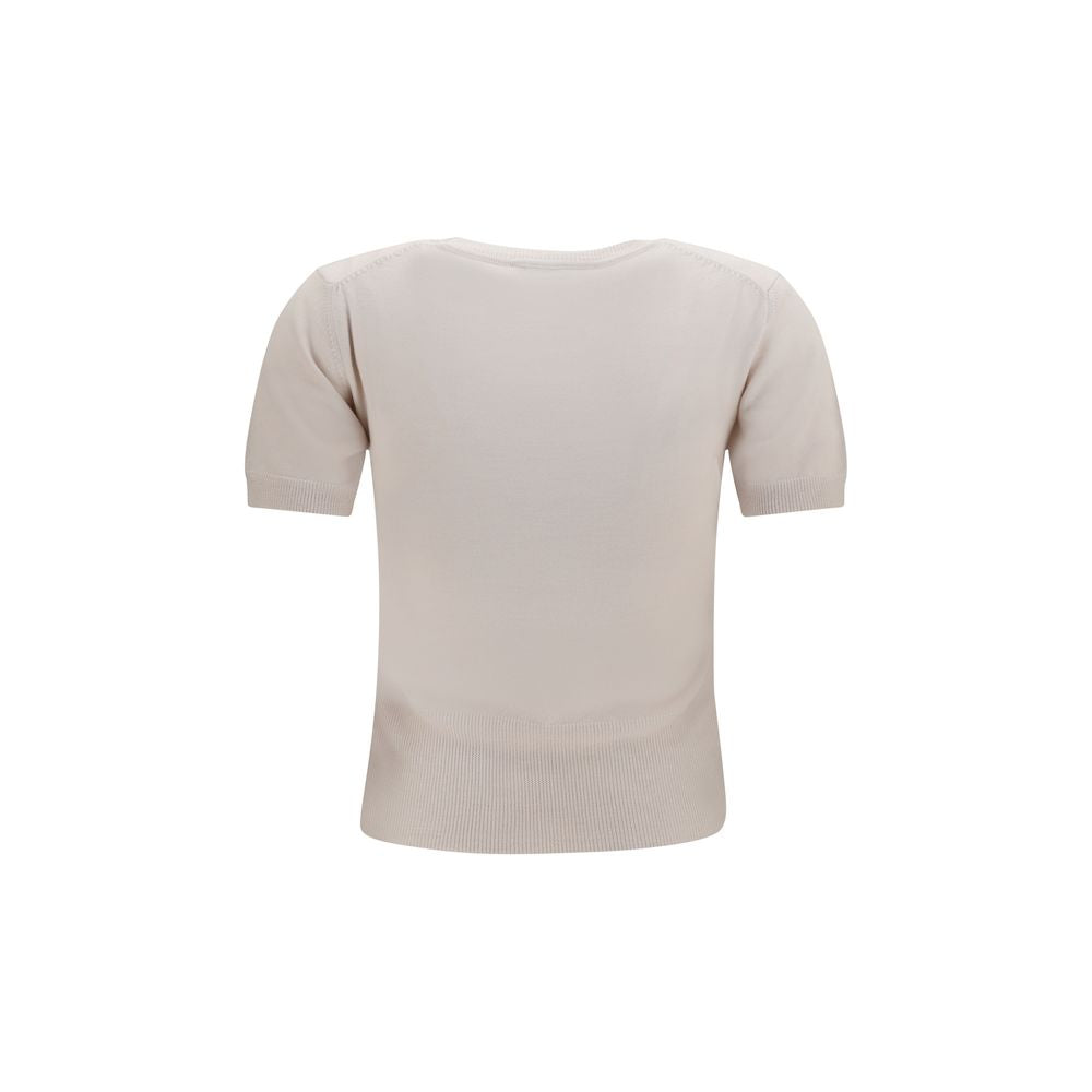 Beige Wool Oves Aries T-Shirt