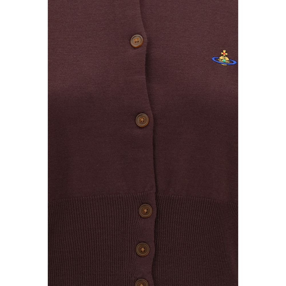 Purple Silk Cardigan