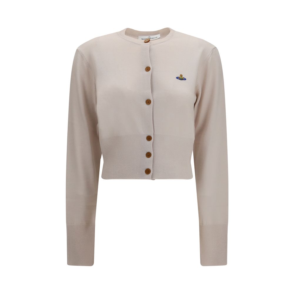 Beige Silk Cardigan