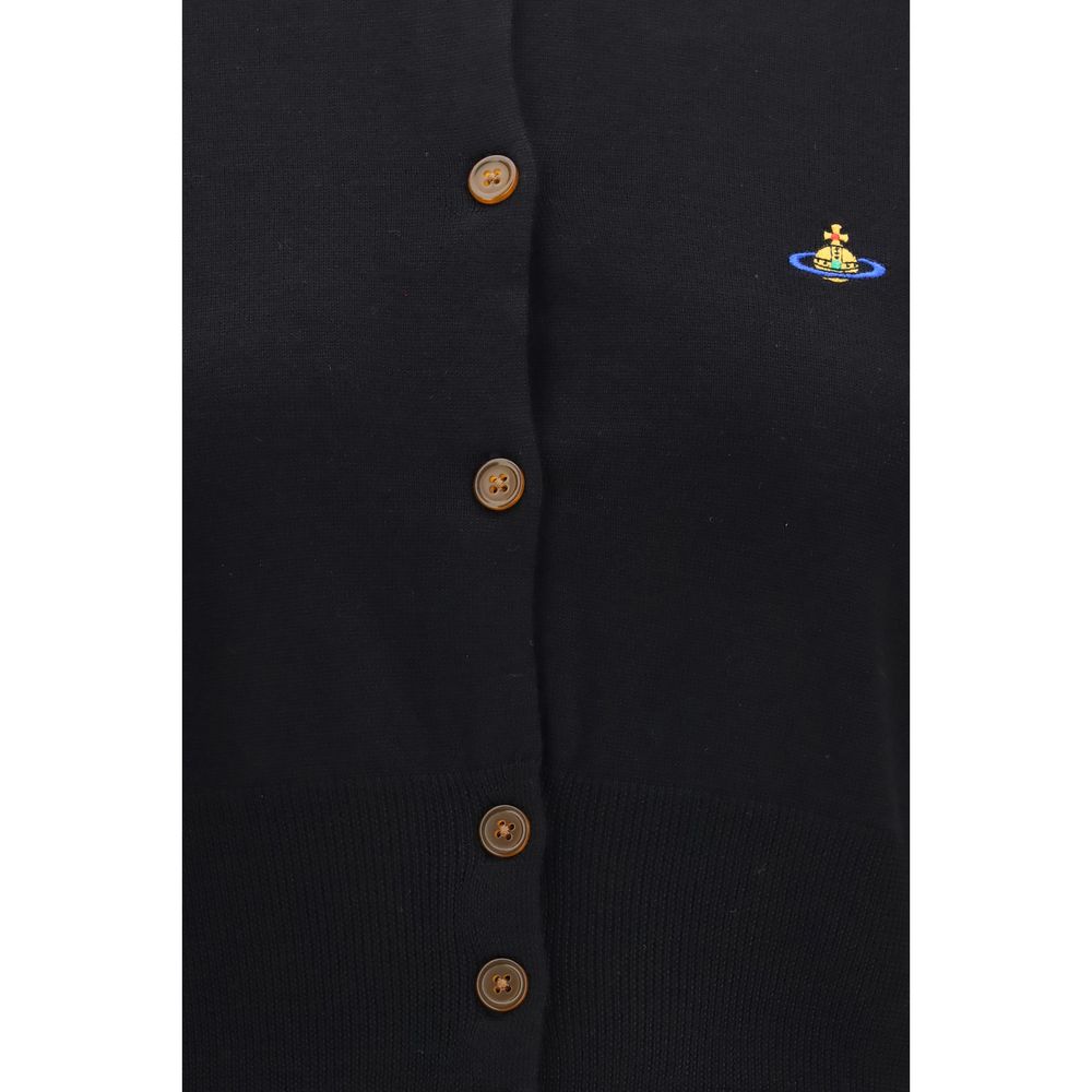 Black Silk Cardigan