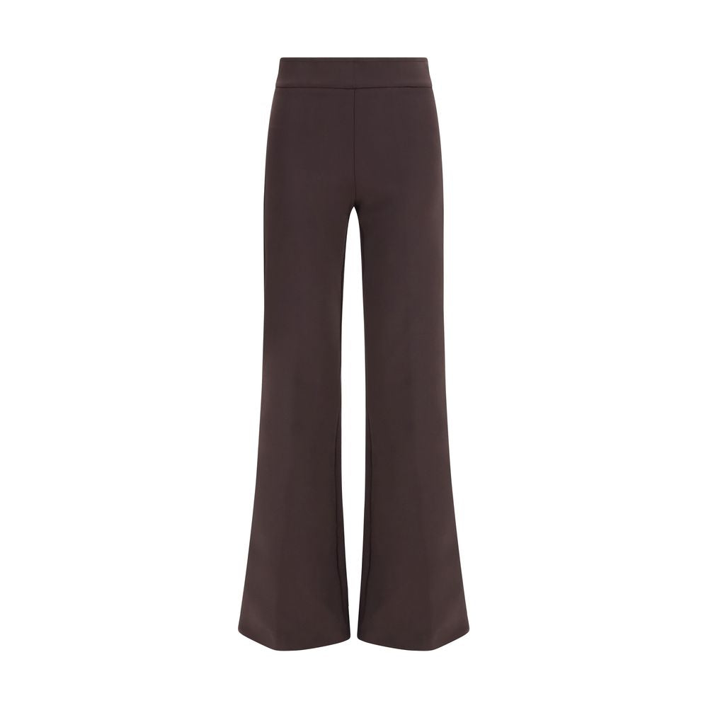 Brown Polyamide Casual Pants