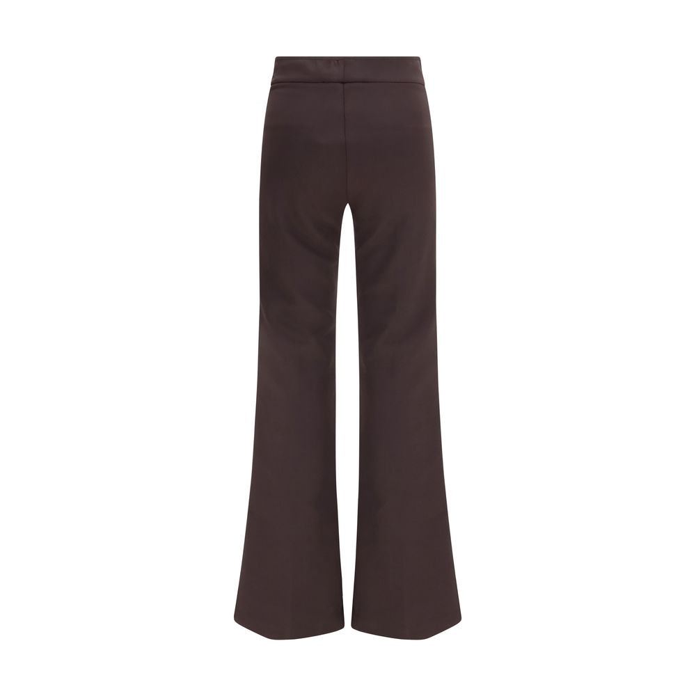 Brown Polyamide Casual Pants