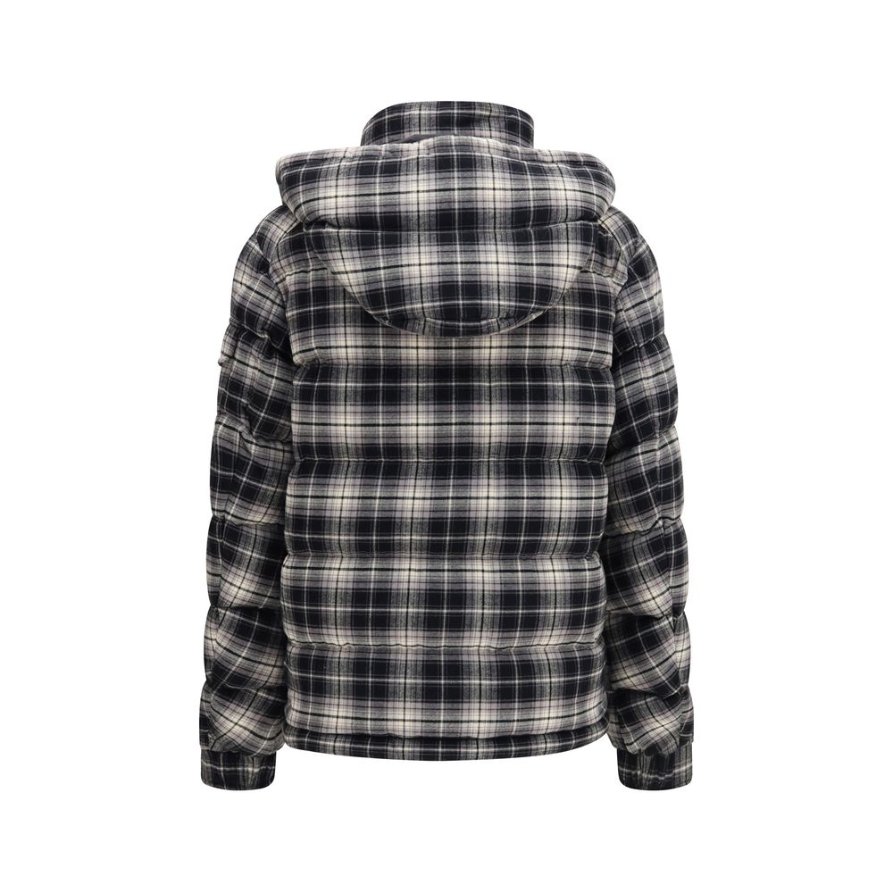 Black Cotton Full-Length Jacket