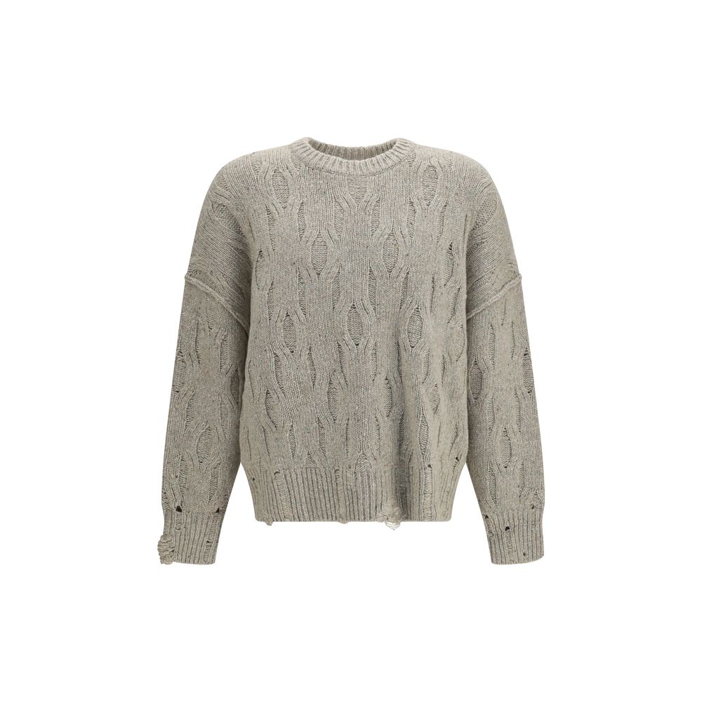 Beige Wool Oves Aries Sweatshirt