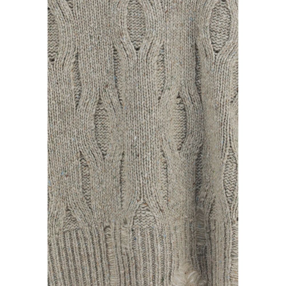 Beige Wool Oves Aries Sweatshirt