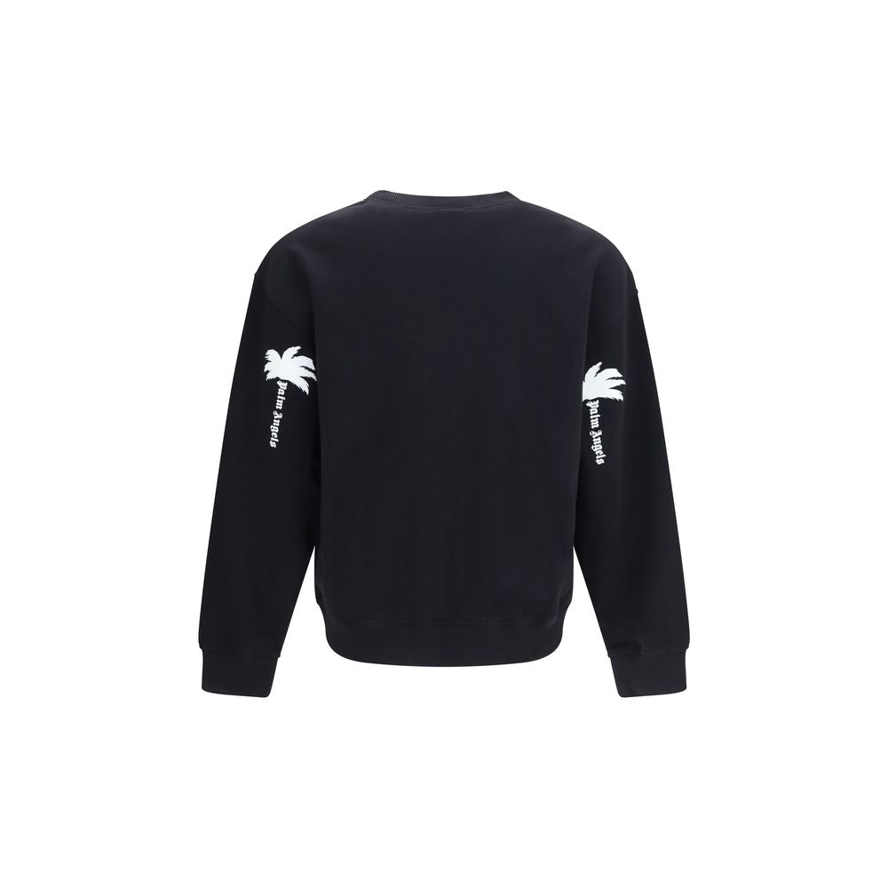 Black Cotton Sweatshirt