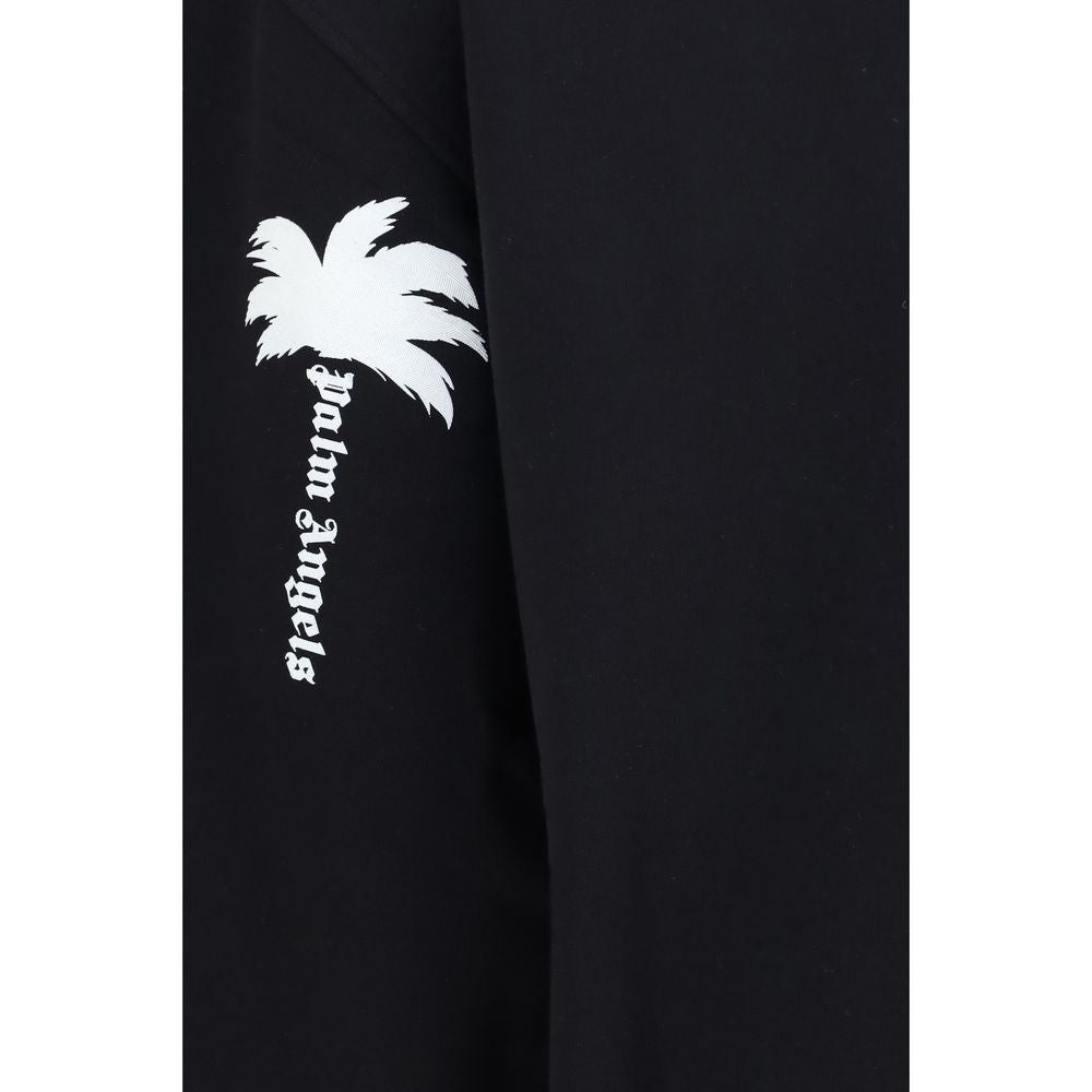 Black Cotton Sweatshirt