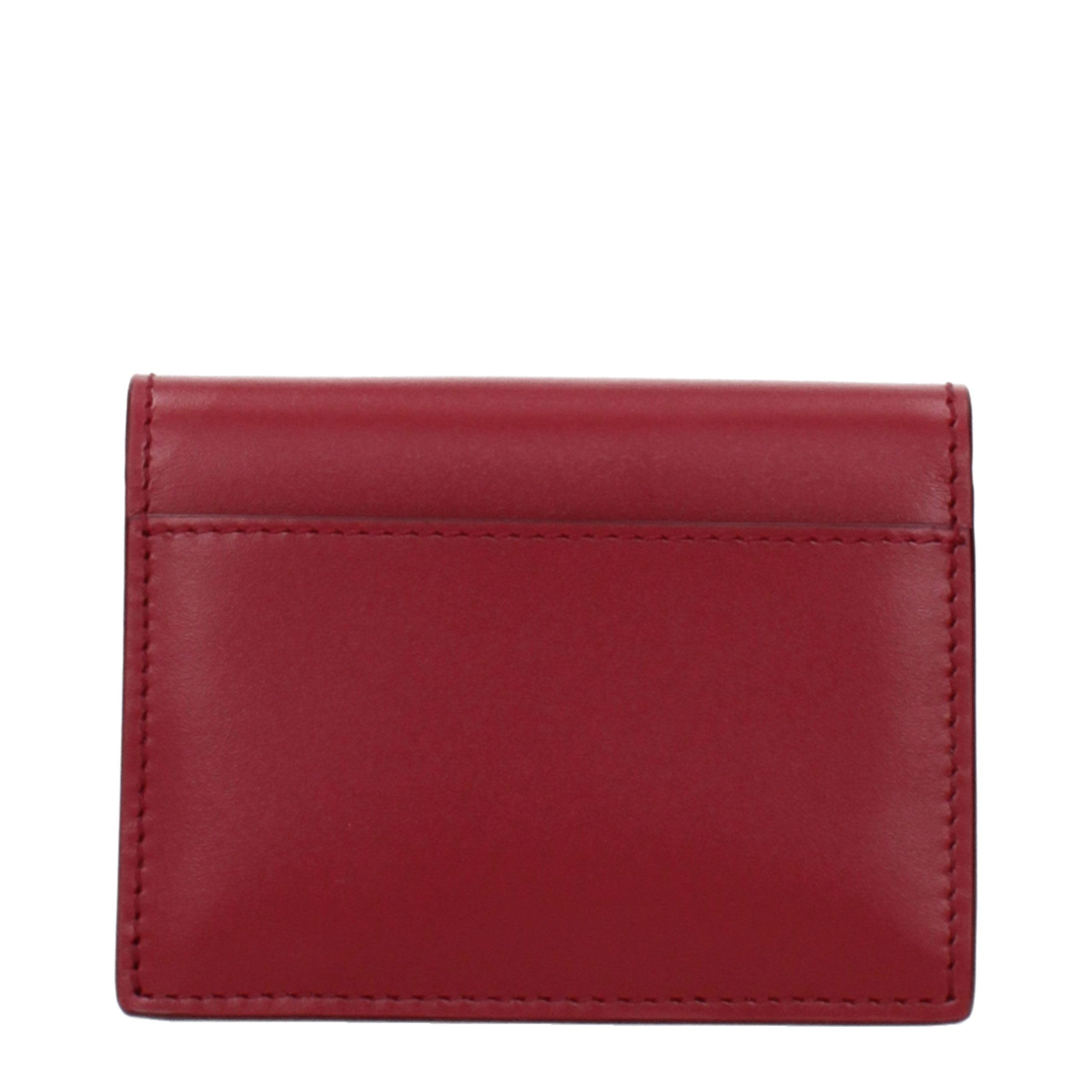 Pink Leather Cardholder