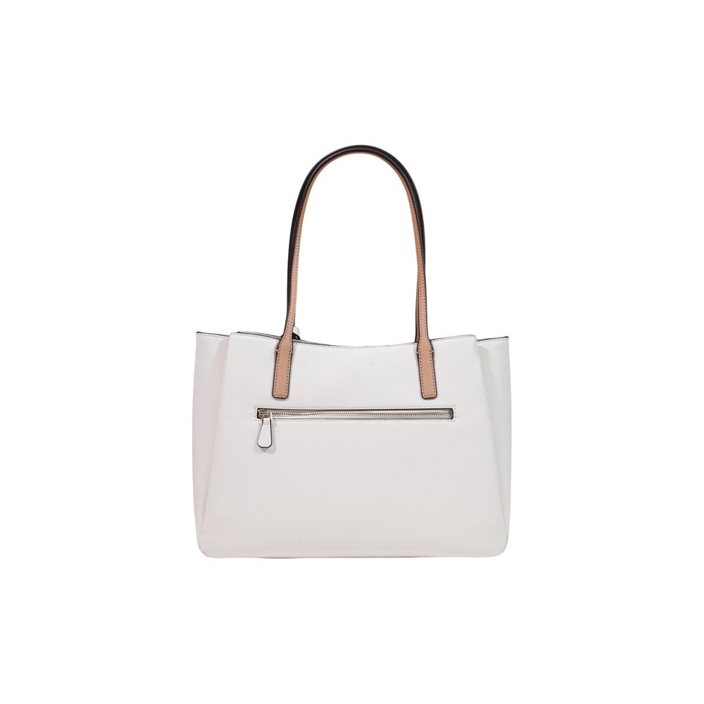 Beige Polyethylene Handbag
