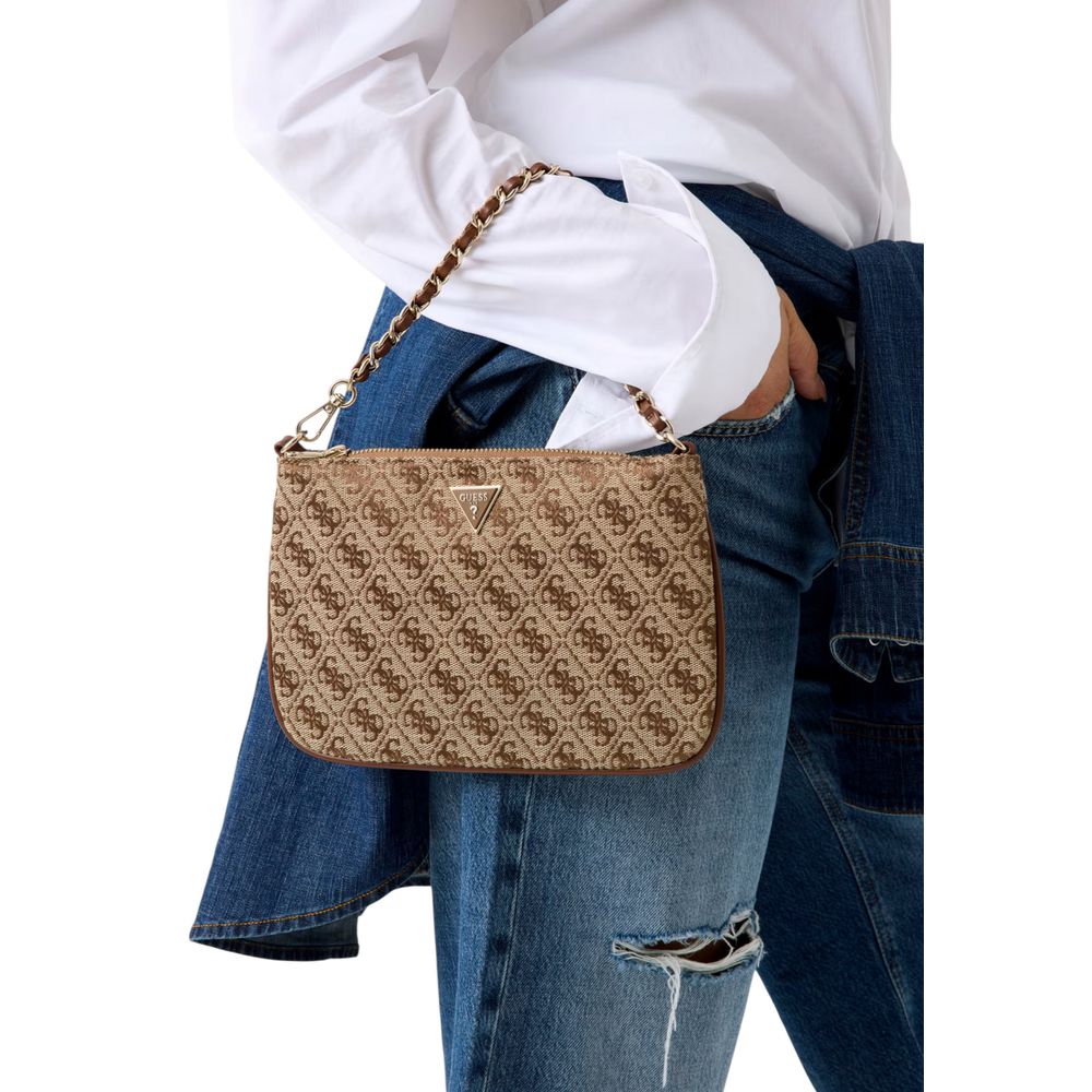 White Polyester Handbag