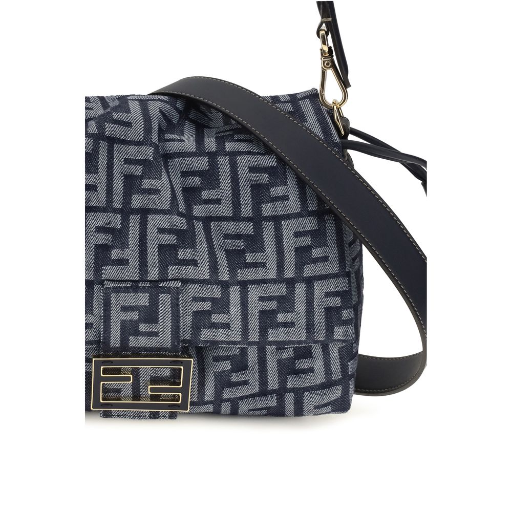 Blue Cotton Shoulder Bag