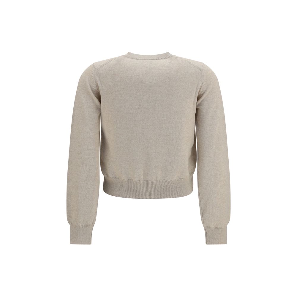 Beige Cotton Cardigan