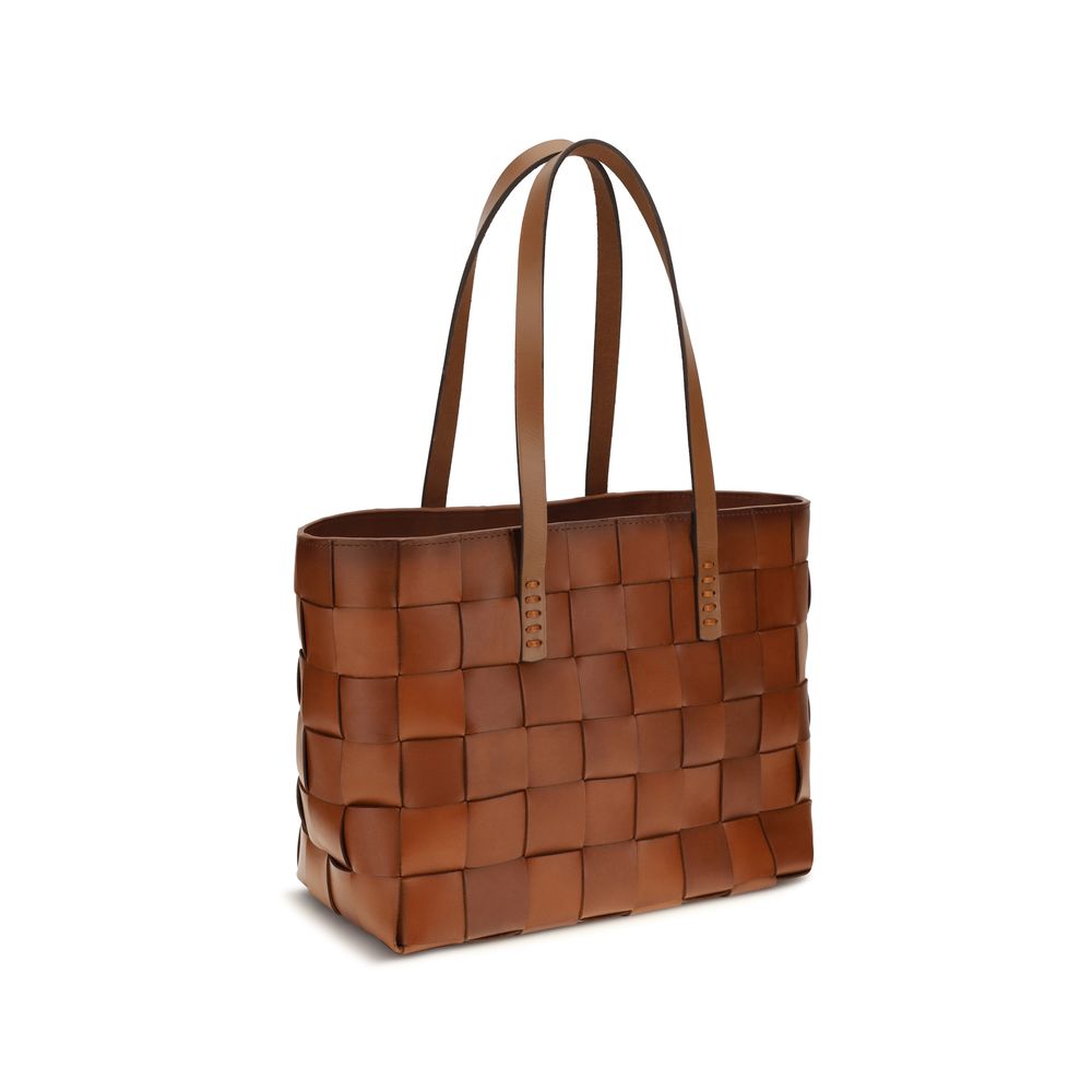 Brown Calf Leather Bos Taurus Handbag