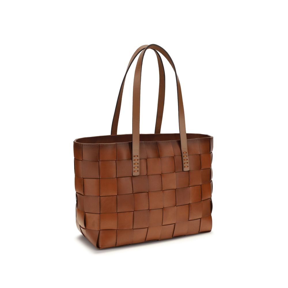Brown Calf Leather Bos Taurus Handbag