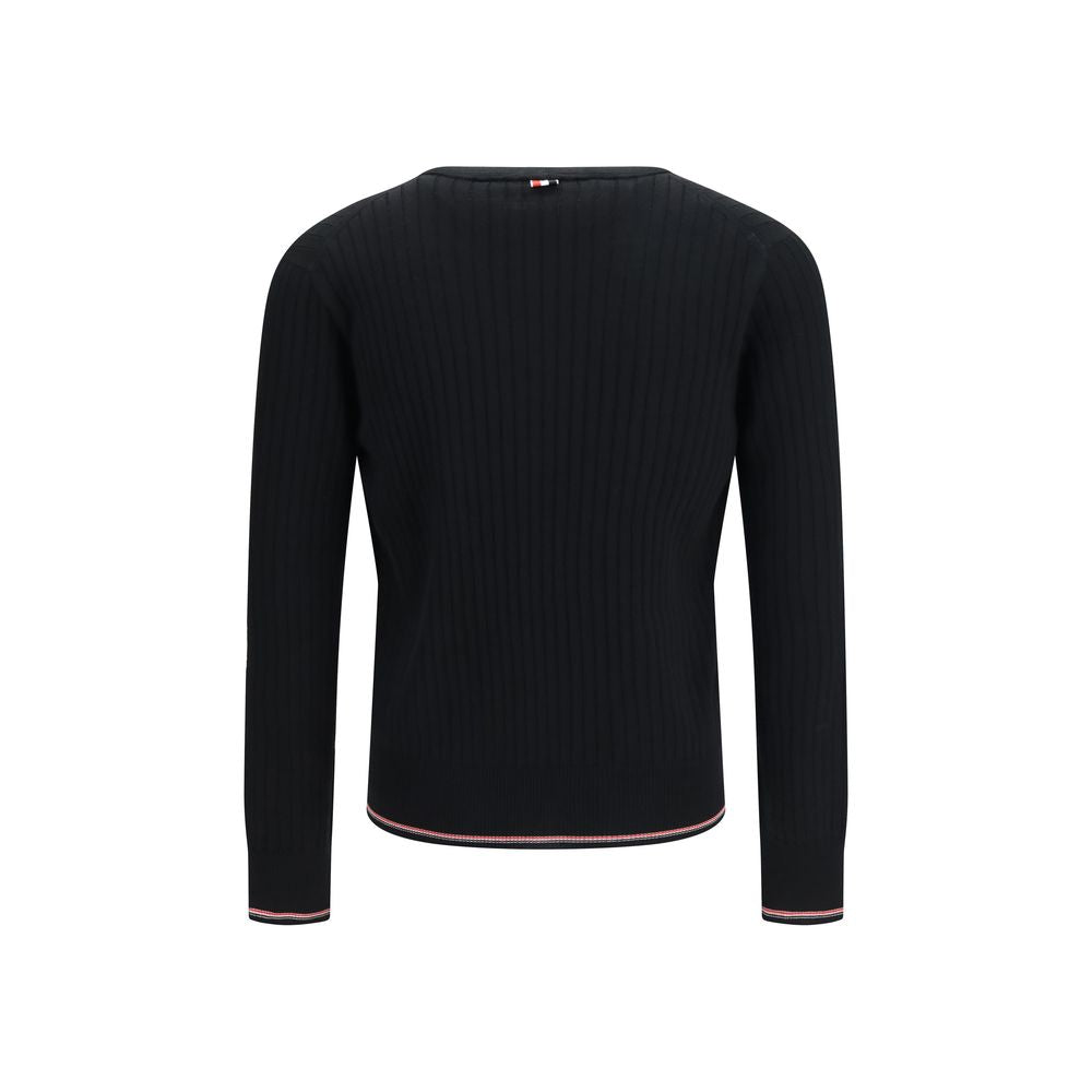 Black Wool Oves Aries Cardigan
