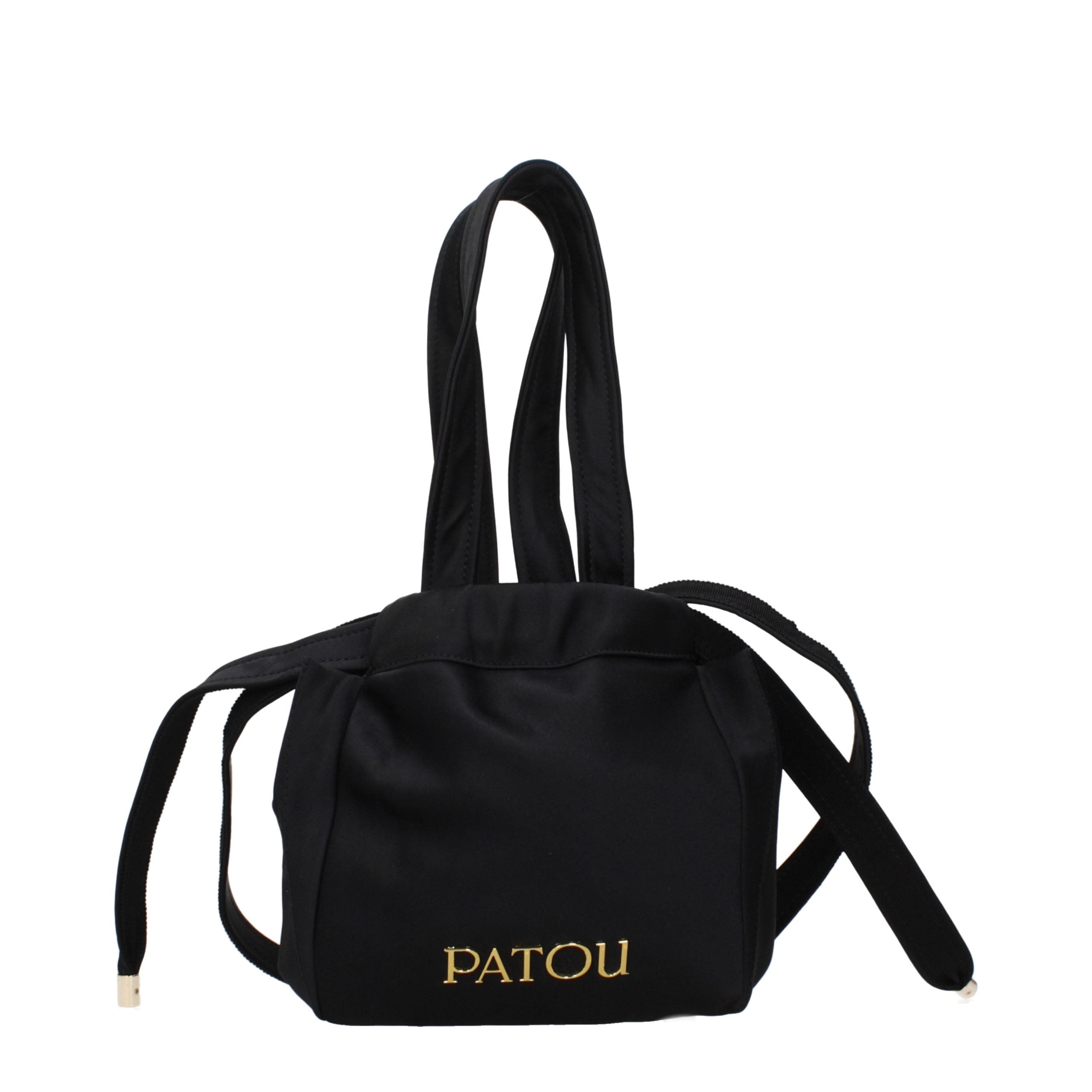 Black Fabric Handbag