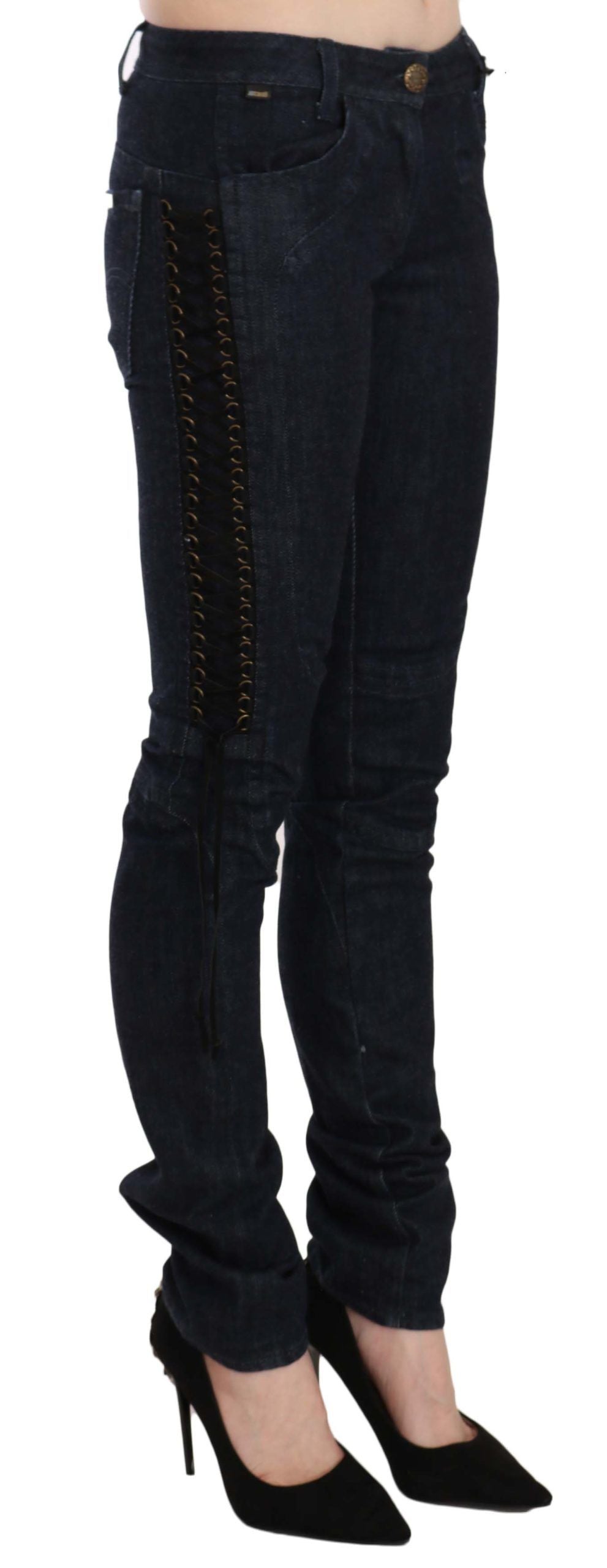 Elegant Low Waist Skinny Trousers - ventzia