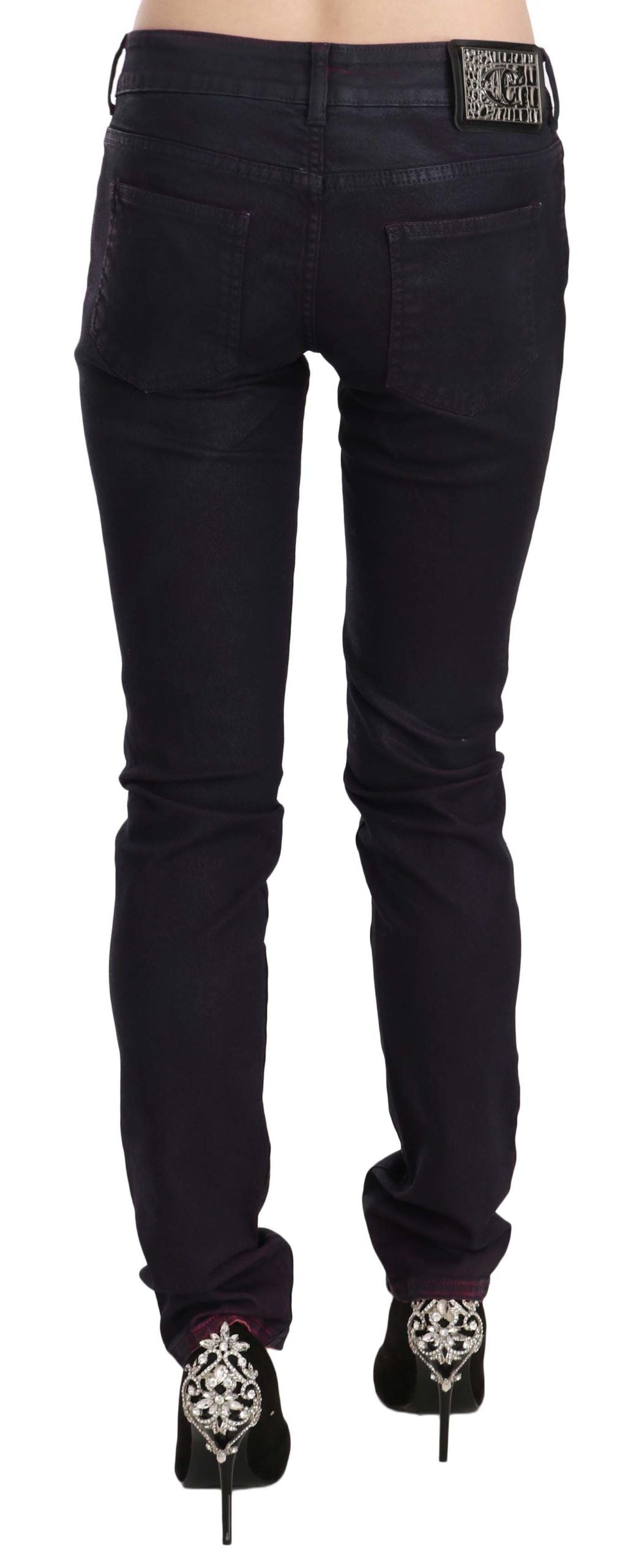 Chic Black Low Waist Skinny Denim - ventzia