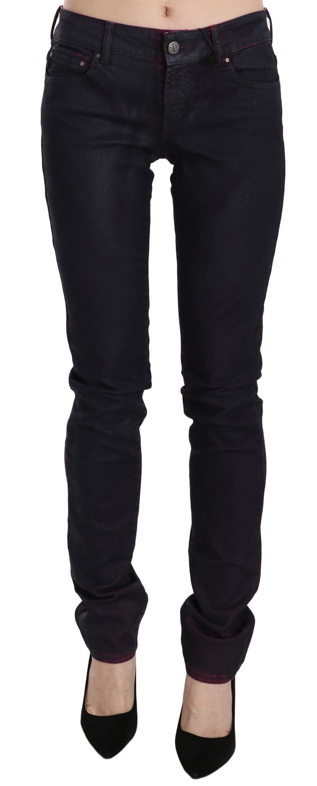 Chic Black Low Waist Skinny Denim - ventzia