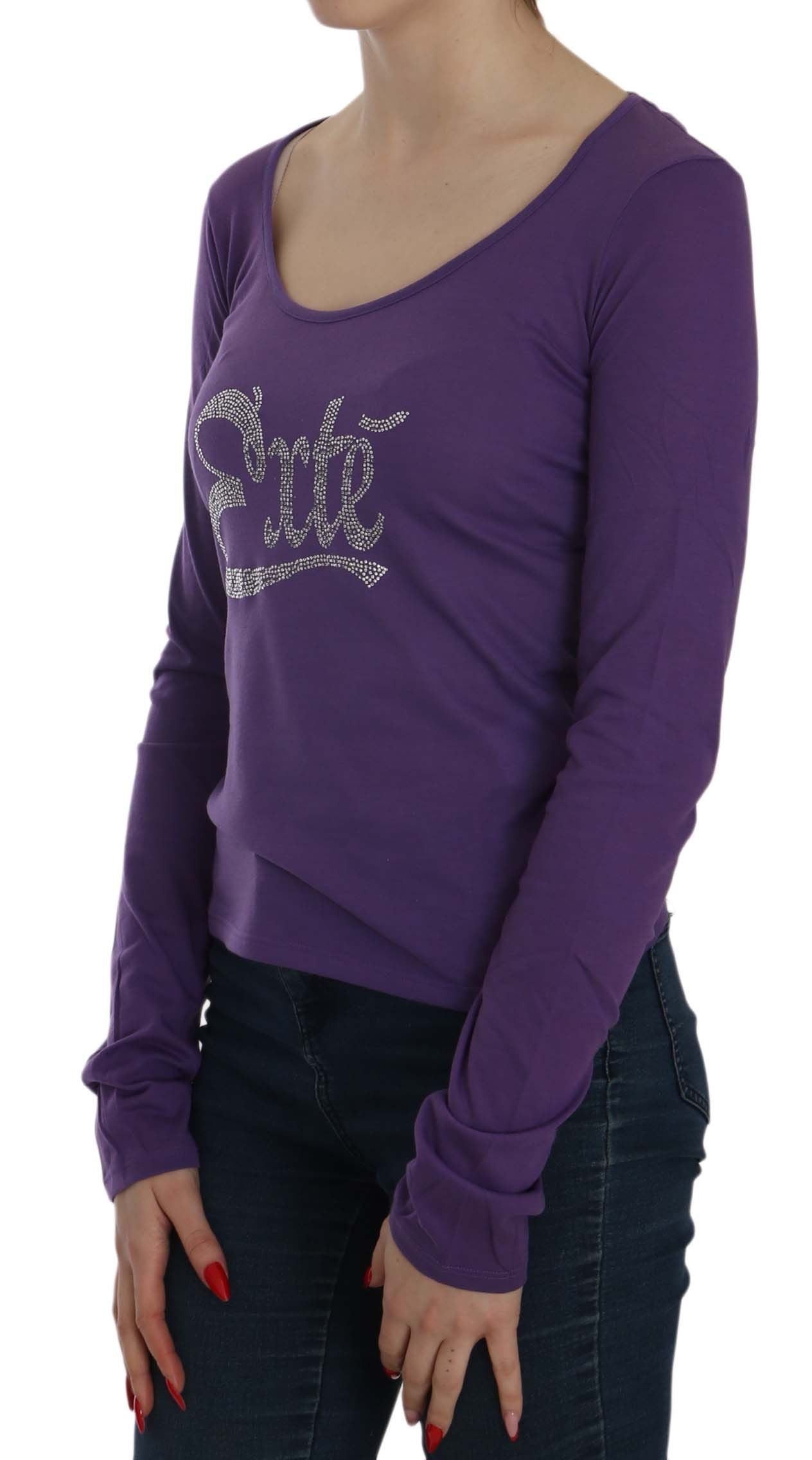 Crystal Embellished U-Neck Blouse - ventzia