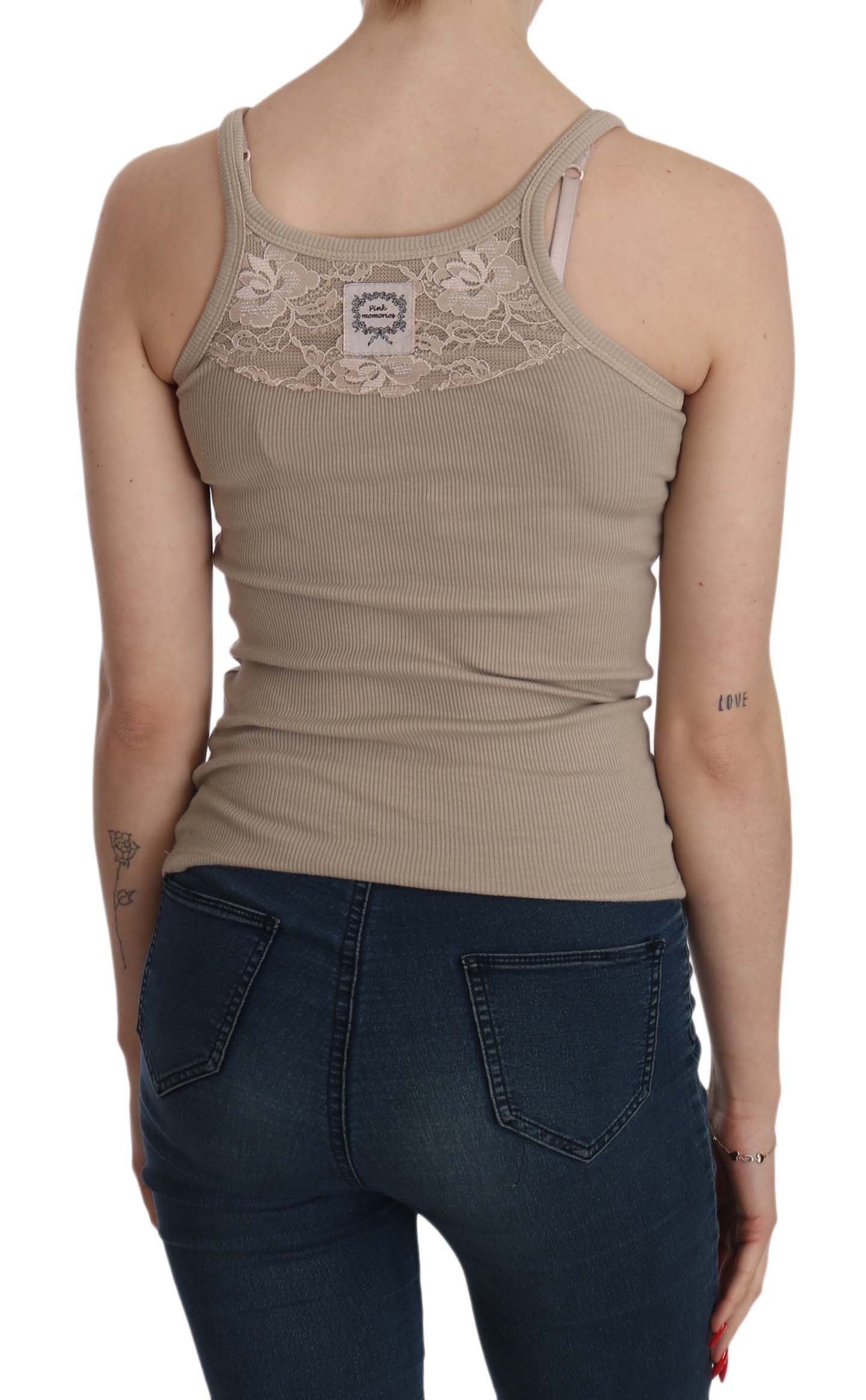 Elegant Spaghetti Strap Cotton Blouse - ventzia