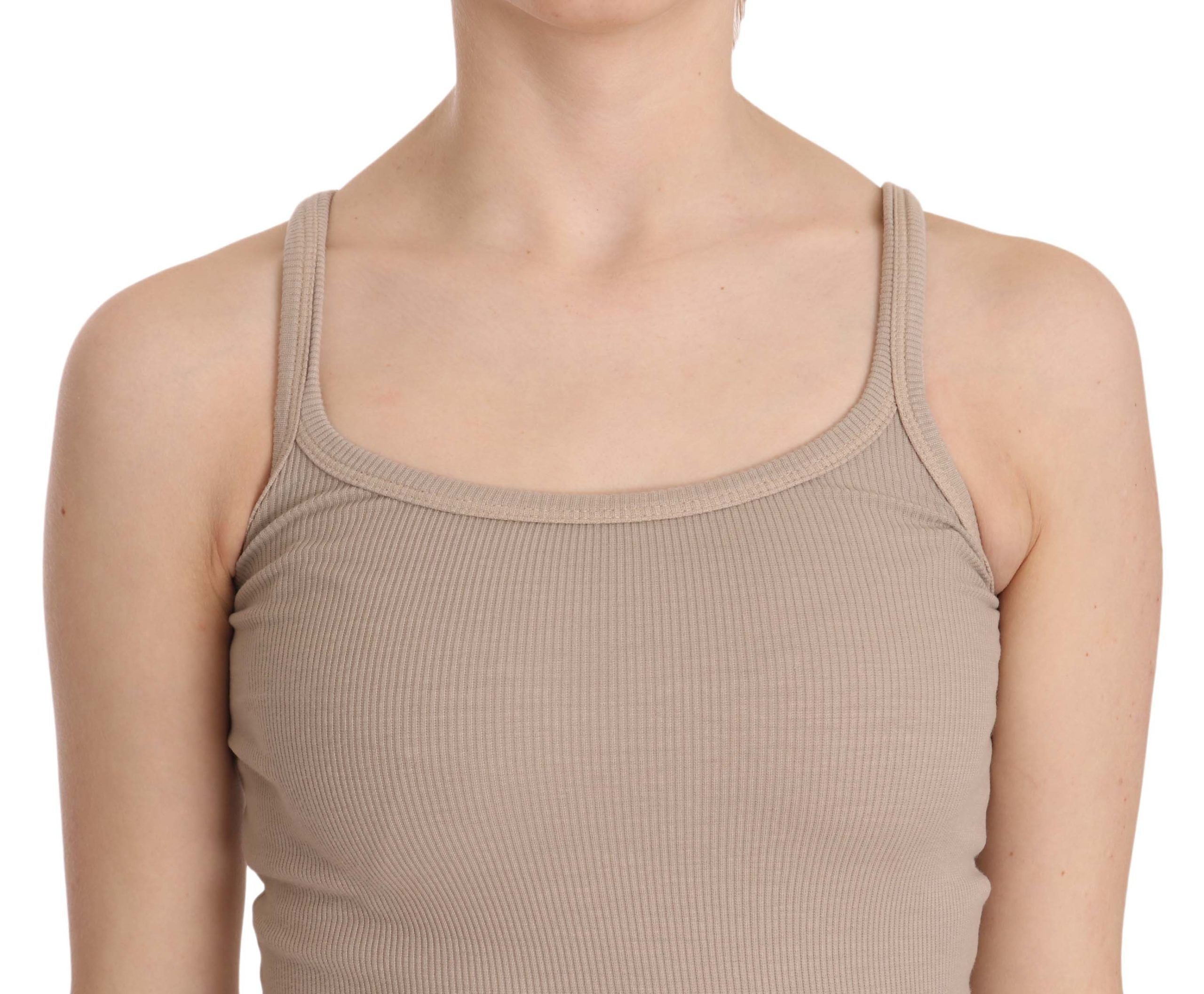 Elegant Spaghetti Strap Cotton Blouse - ventzia