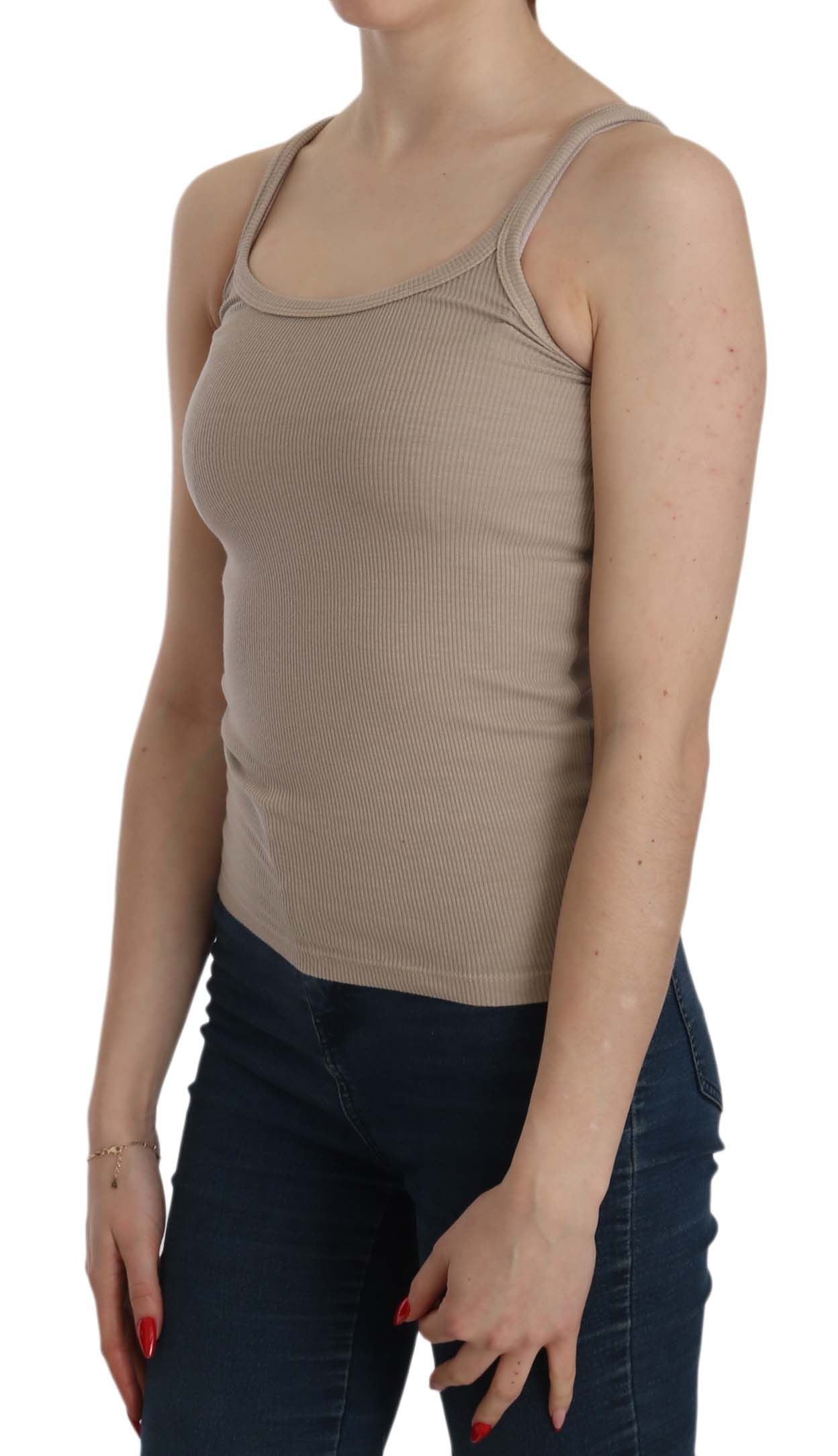 Elegant Spaghetti Strap Cotton Blouse - ventzia