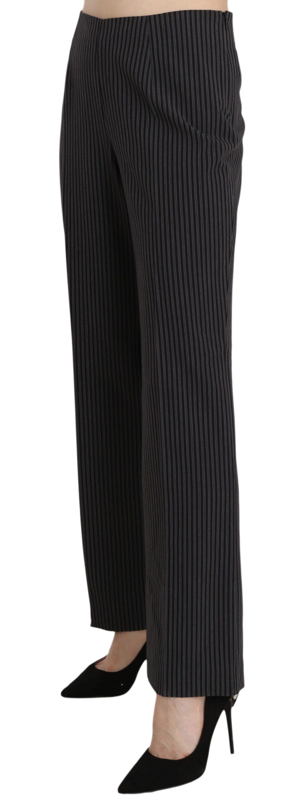 Elegant Striped Straight Fit Pants - ventzia