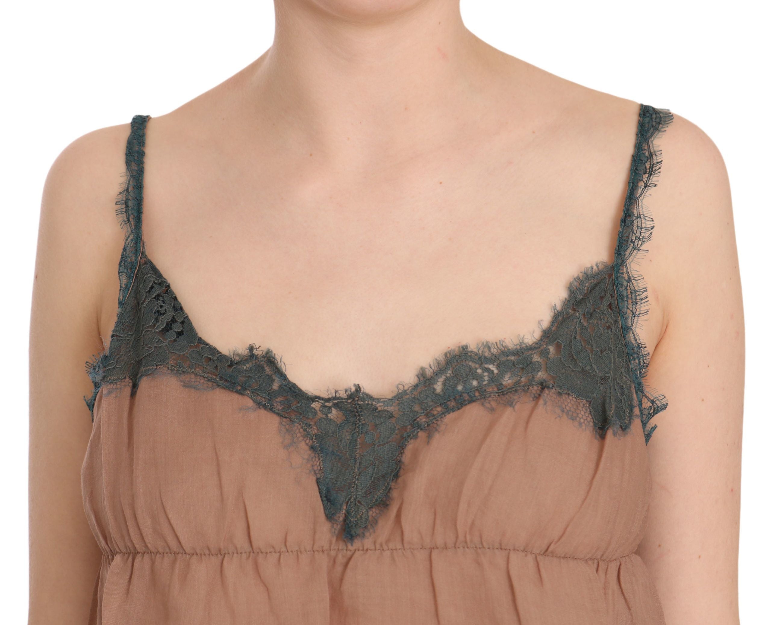 Elegant Spaghetti Strap Lace Top - ventzia