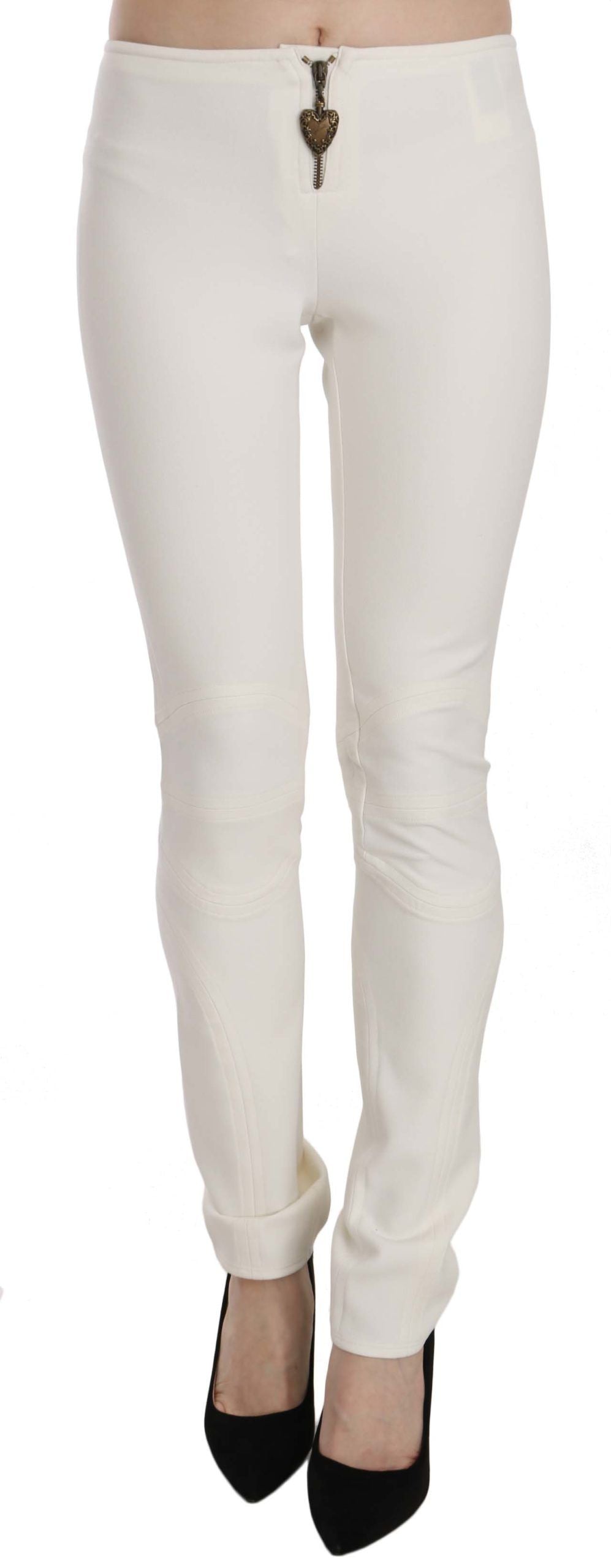 Elegant Mid Waist Skinny Dress Pants - ventzia