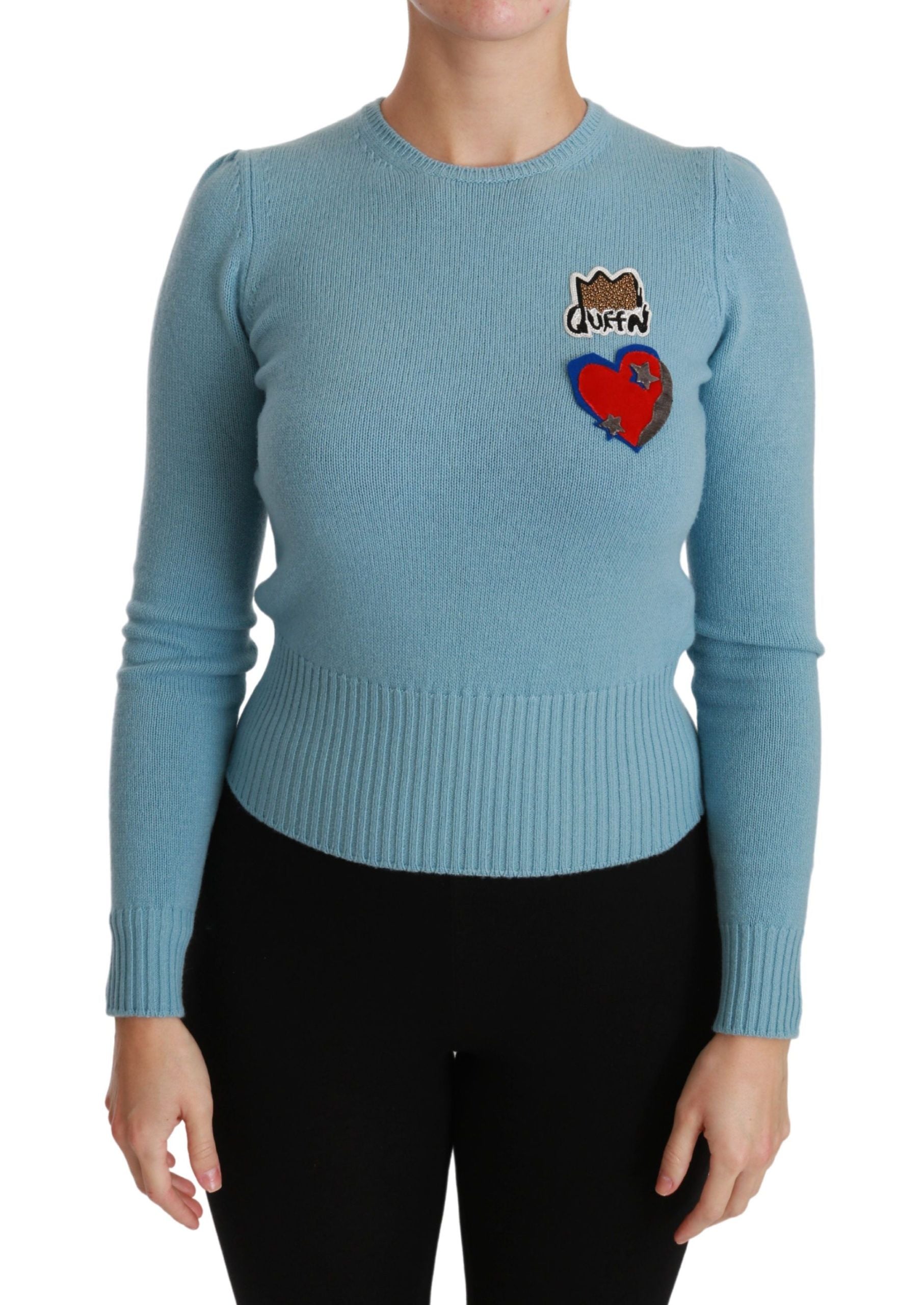 Queen Heart Beaded Wool Sweater - ventzia