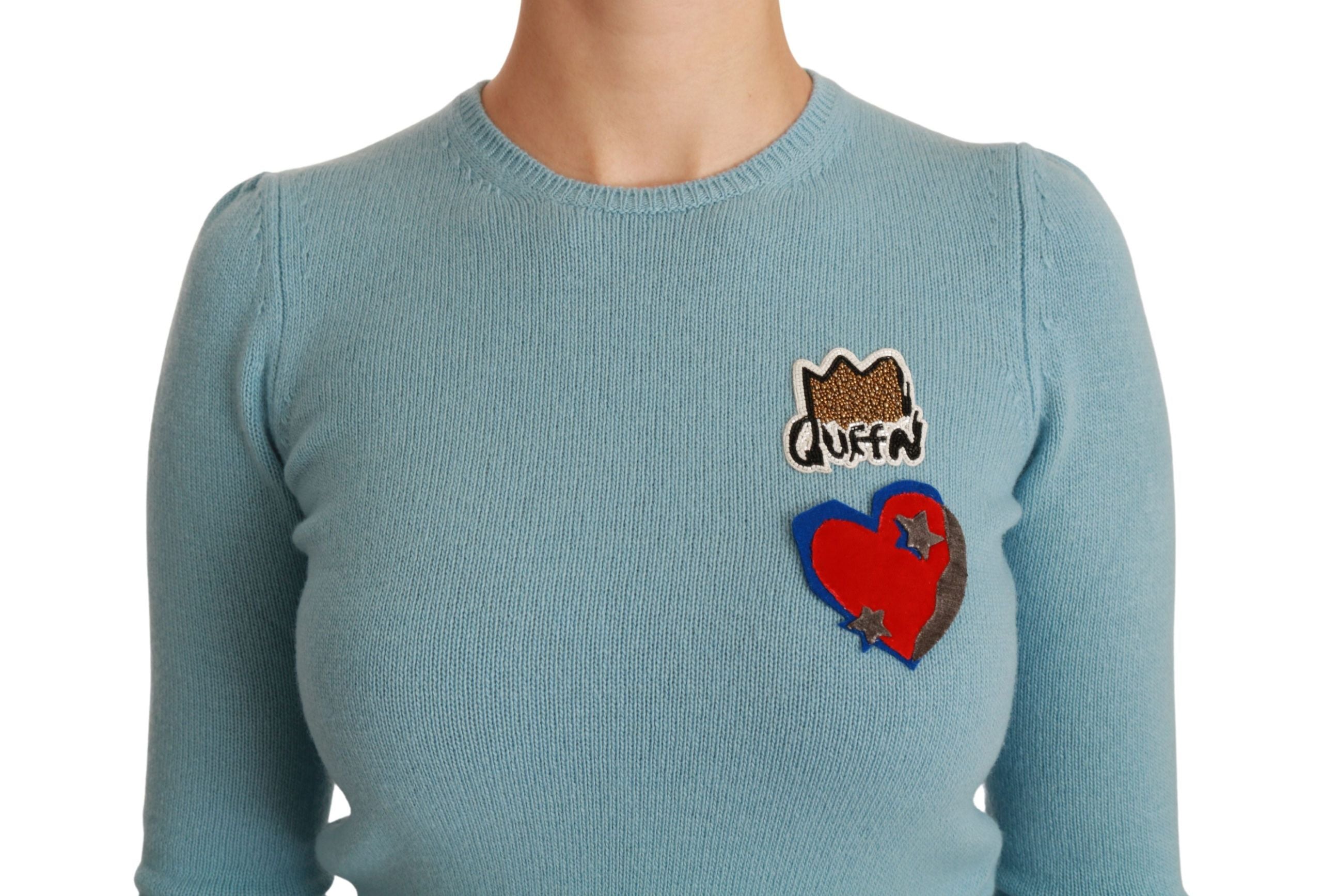 Queen Heart Beaded Wool Sweater - ventzia