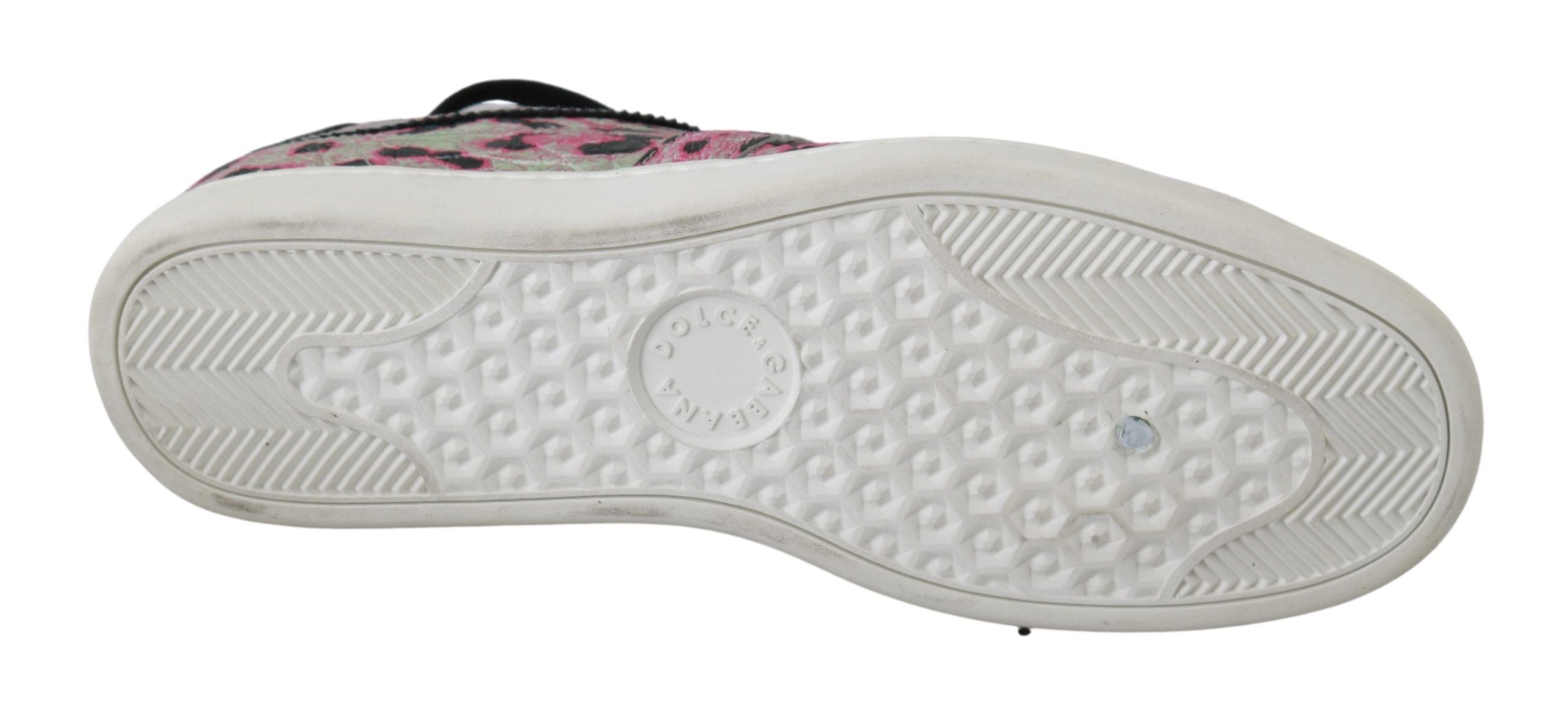 Multicolor Crocodile Leather Sneakers - ventzia