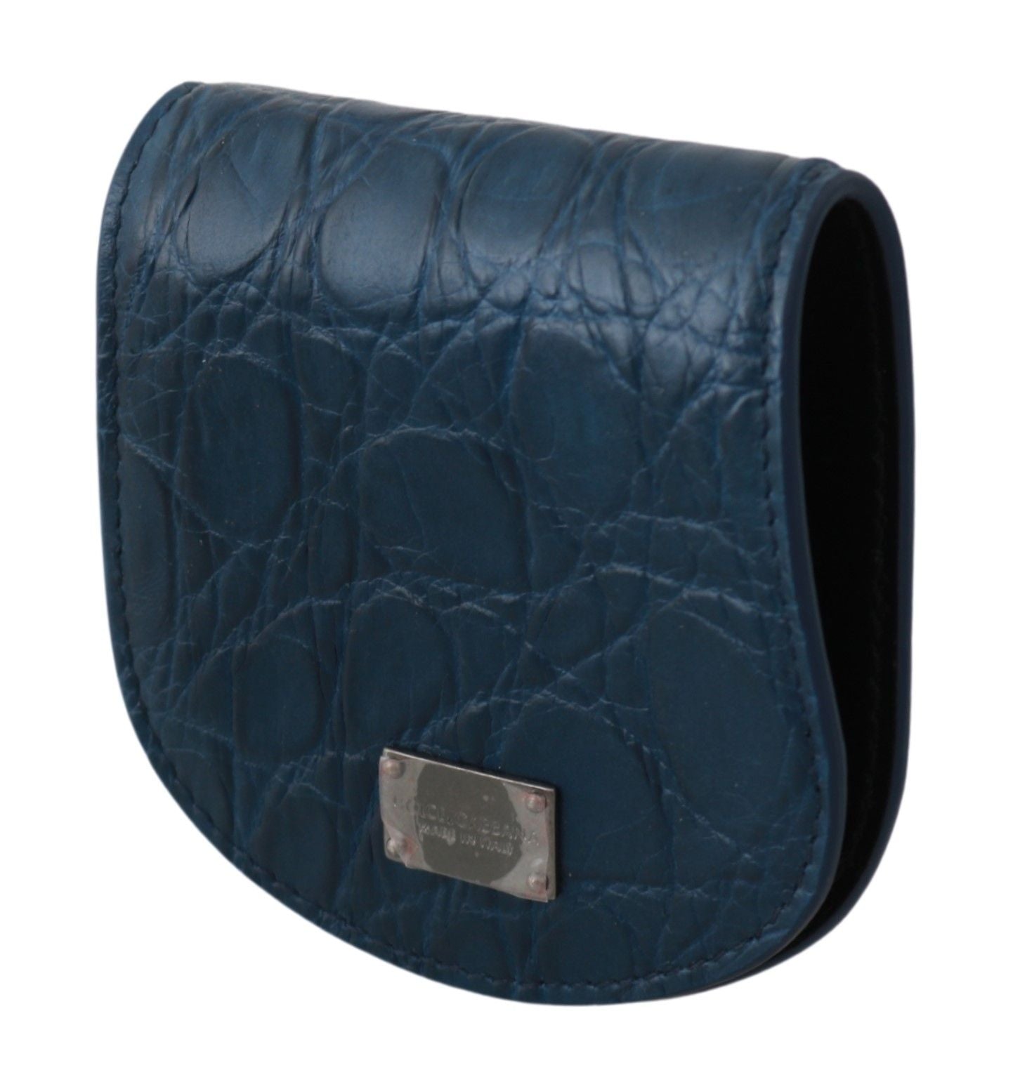 Sleek Blue Caimano Condom Case Wallet - ventzia
