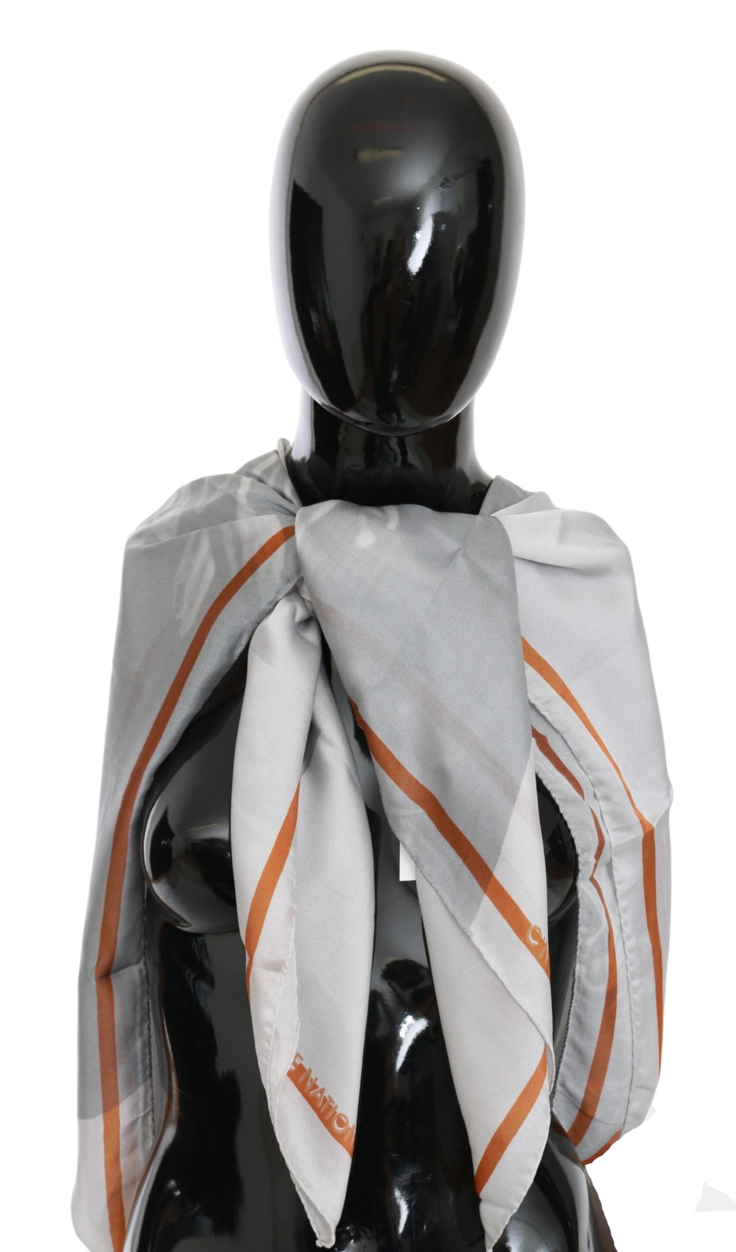 Elegant Silk Floral Scarf - ventzia