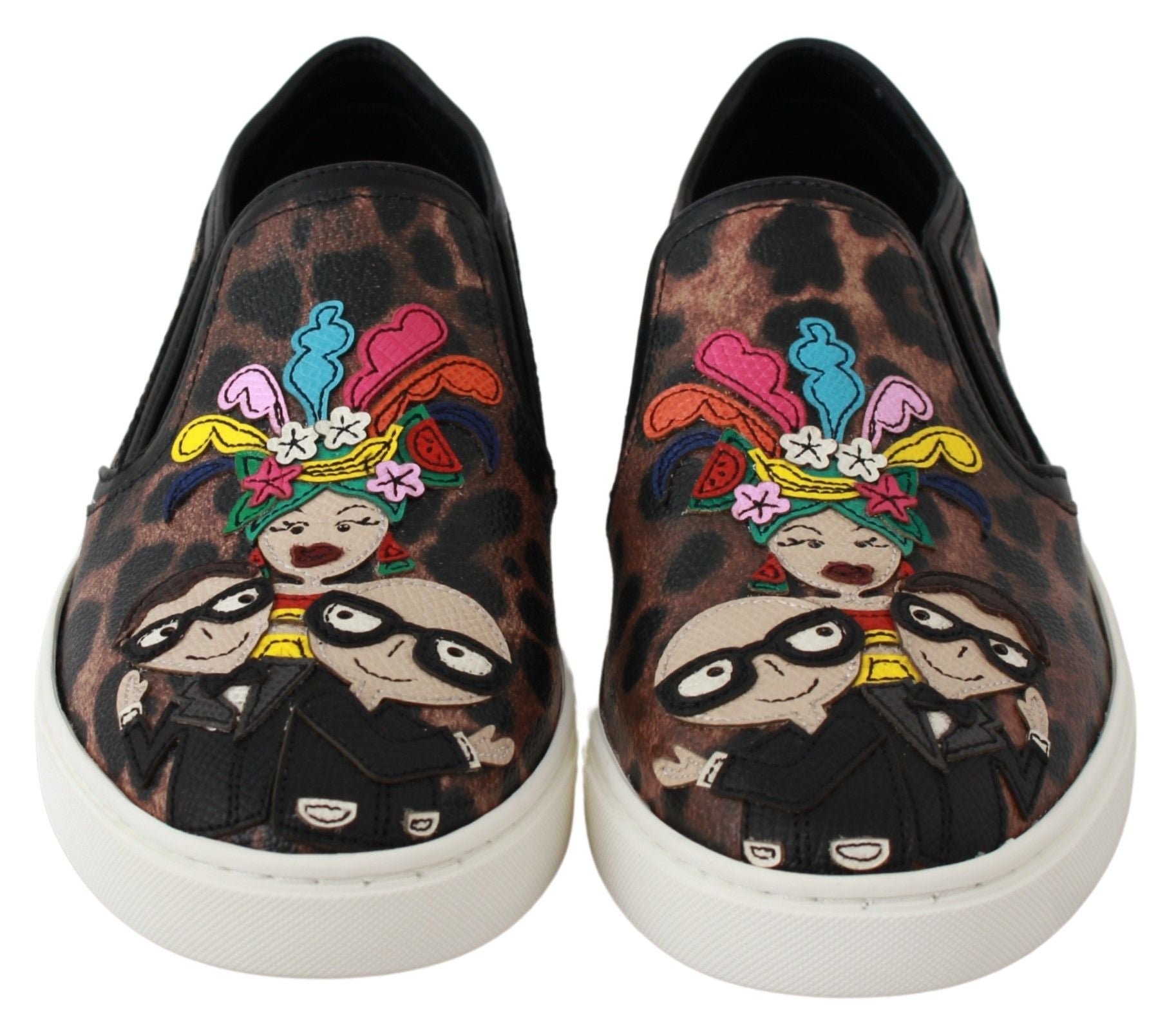 Elegant Leopard Print Loafers for Sophisticated Style - ventzia