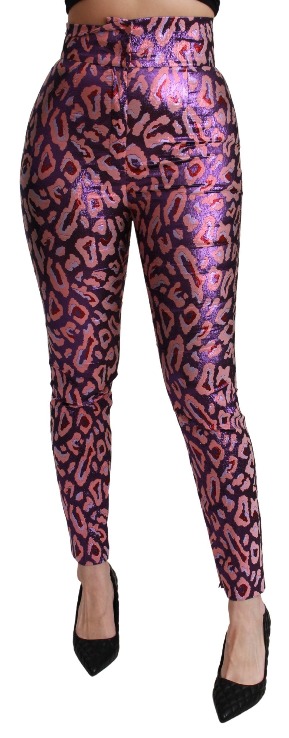 Chic Cropped High Waist Silk Blend Pants - ventzia