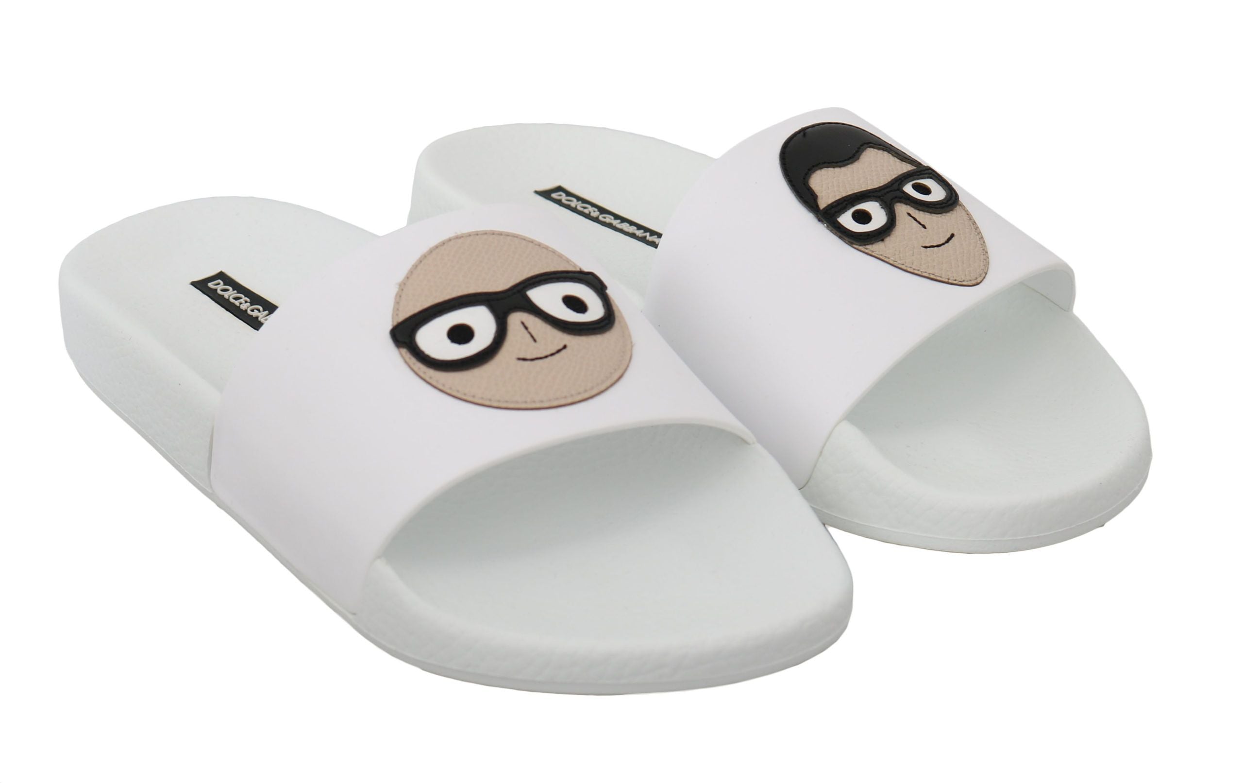 Chic White Slide Sandals - Luxury Summer Footwear - ventzia