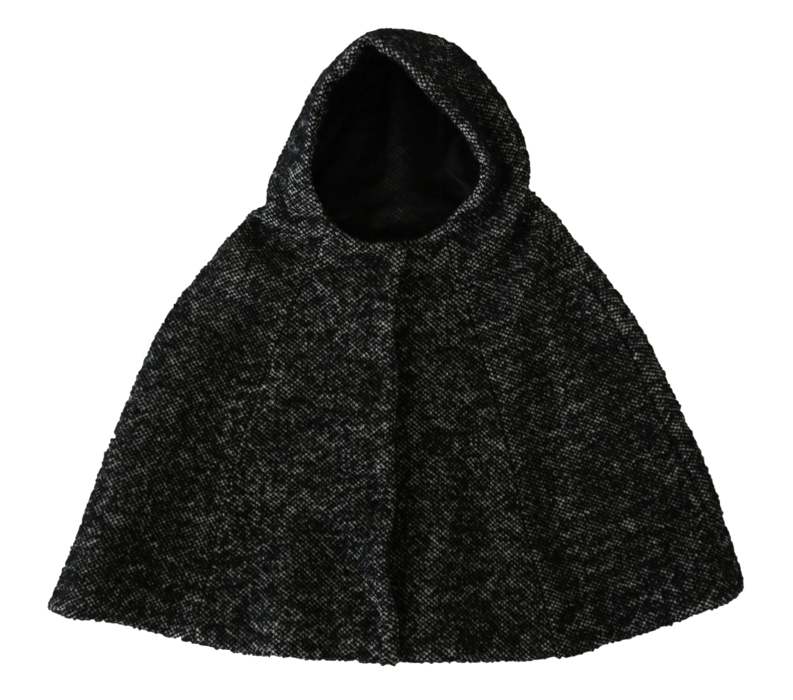Elegant Gray Wool Hooded Scarf by Iconic Italian Label - ventzia
