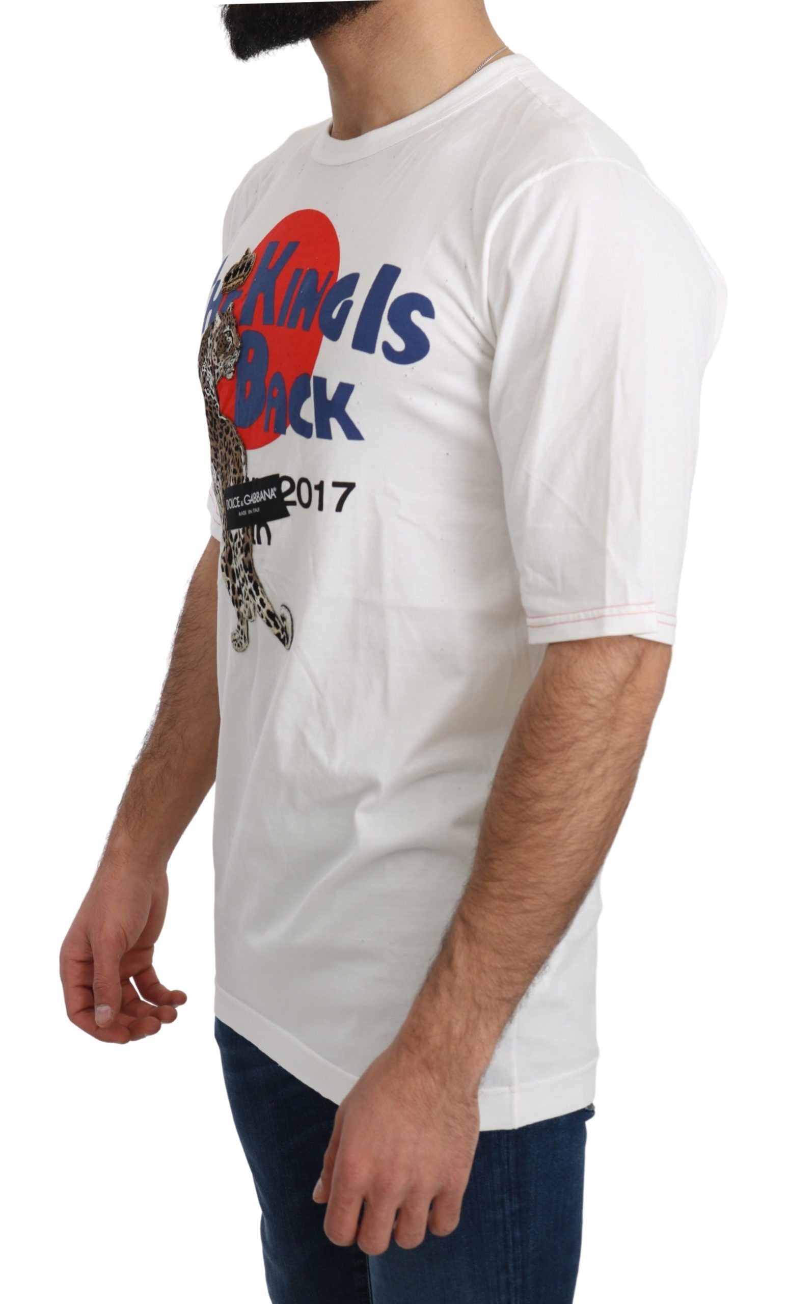 Sleek Leopard Print Slim Fit Tee - ventzia