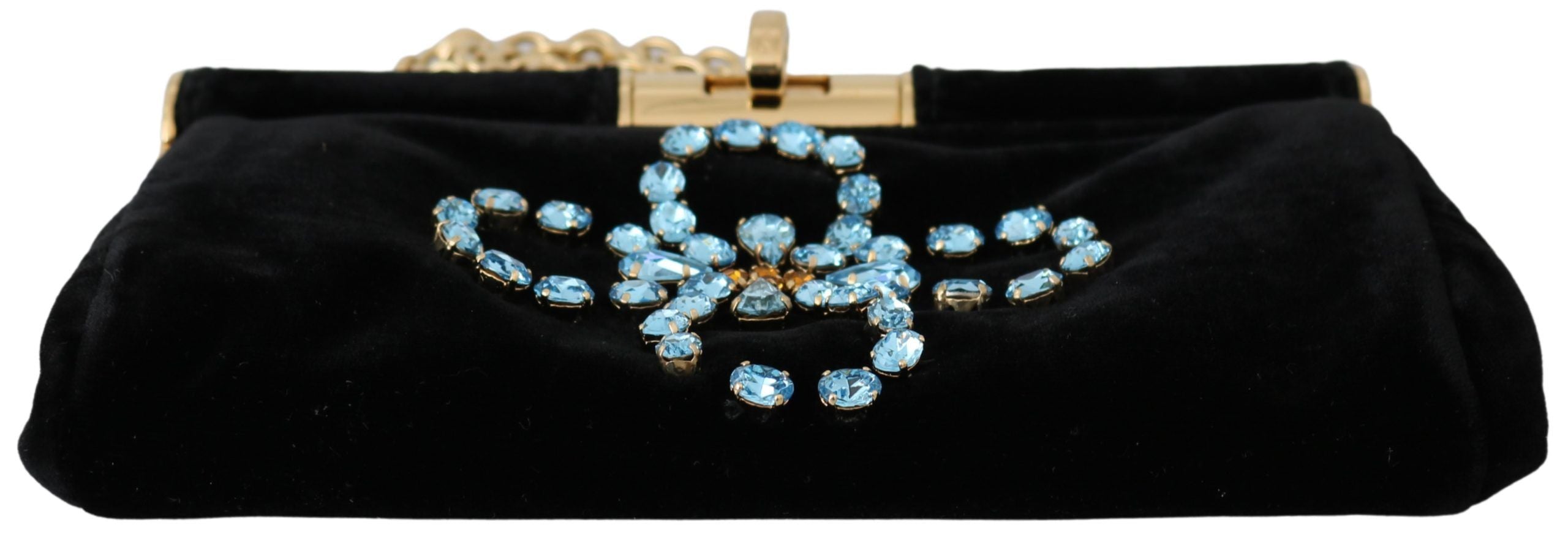 Velvet Evening Party Crossbody with Crystal Studs - ventzia