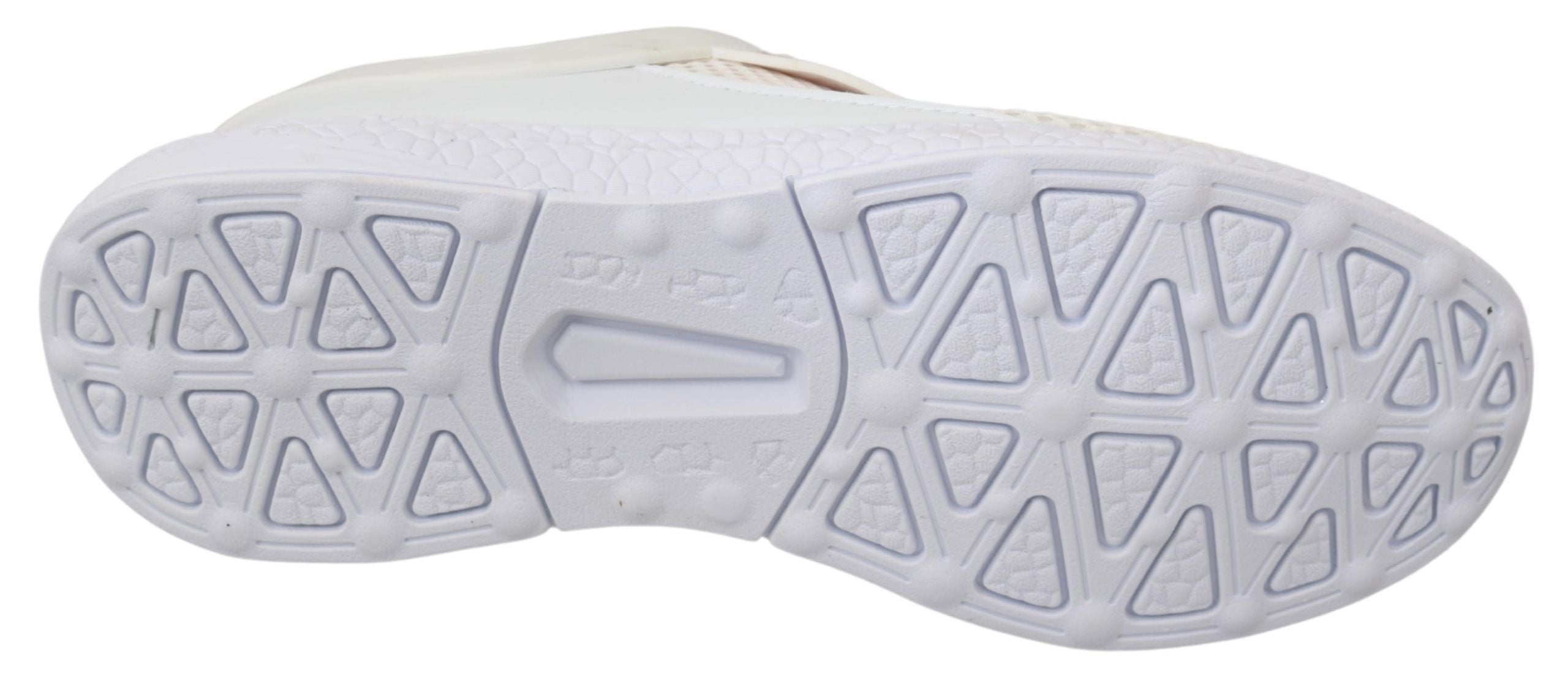 Chic White Becky Sneakers with Pink Accents - ventzia