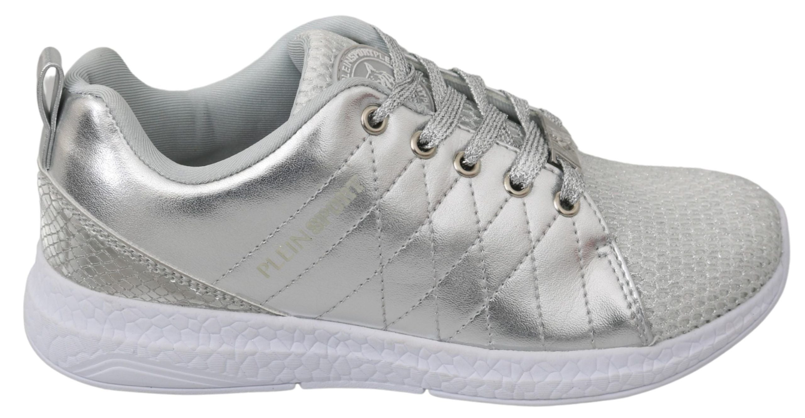 Sleek Silver Sneakers for Trendsetters - ventzia