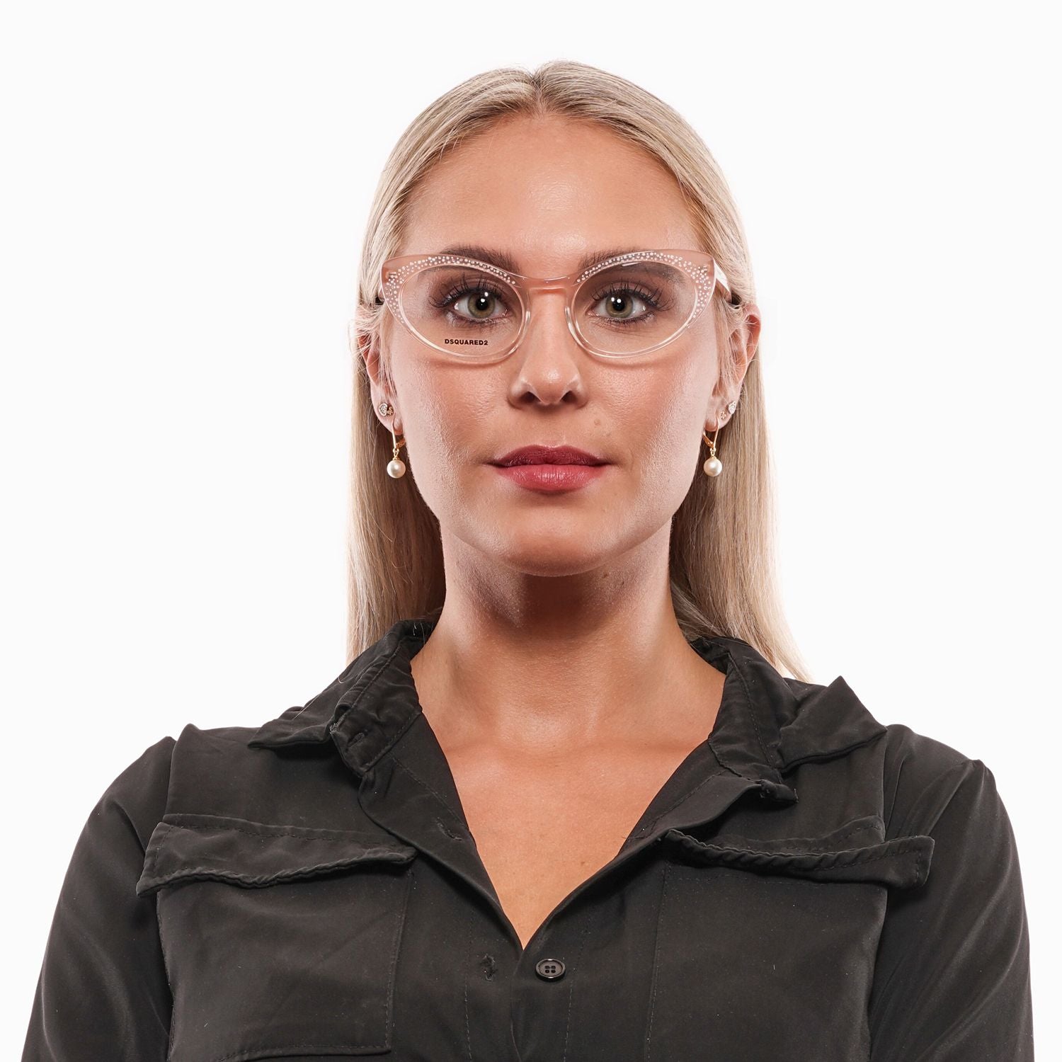 Chic Rose-Tinted Designer Eyewear - ventzia