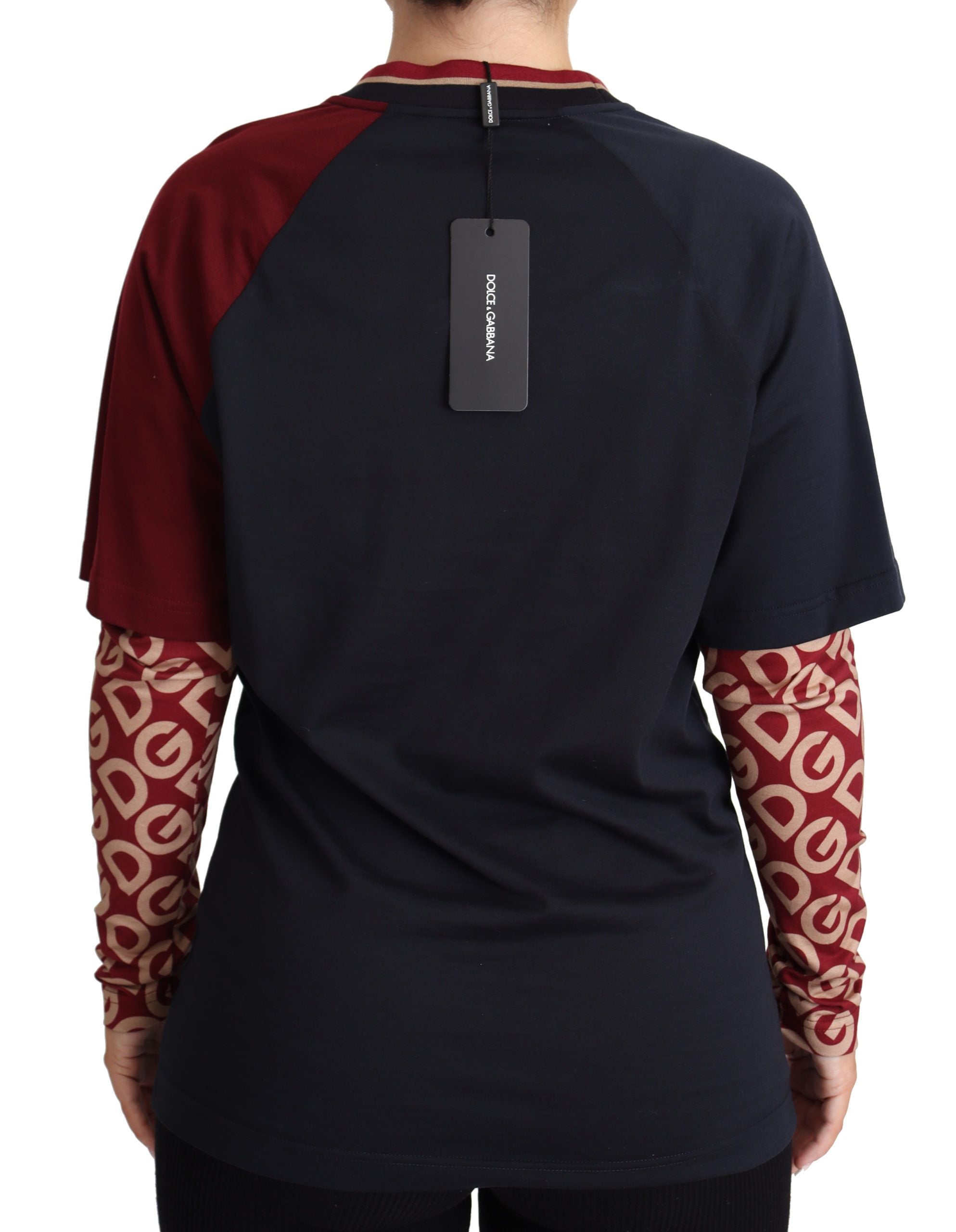 Multicolor Royals Cotton Crewneck Sweater - ventzia
