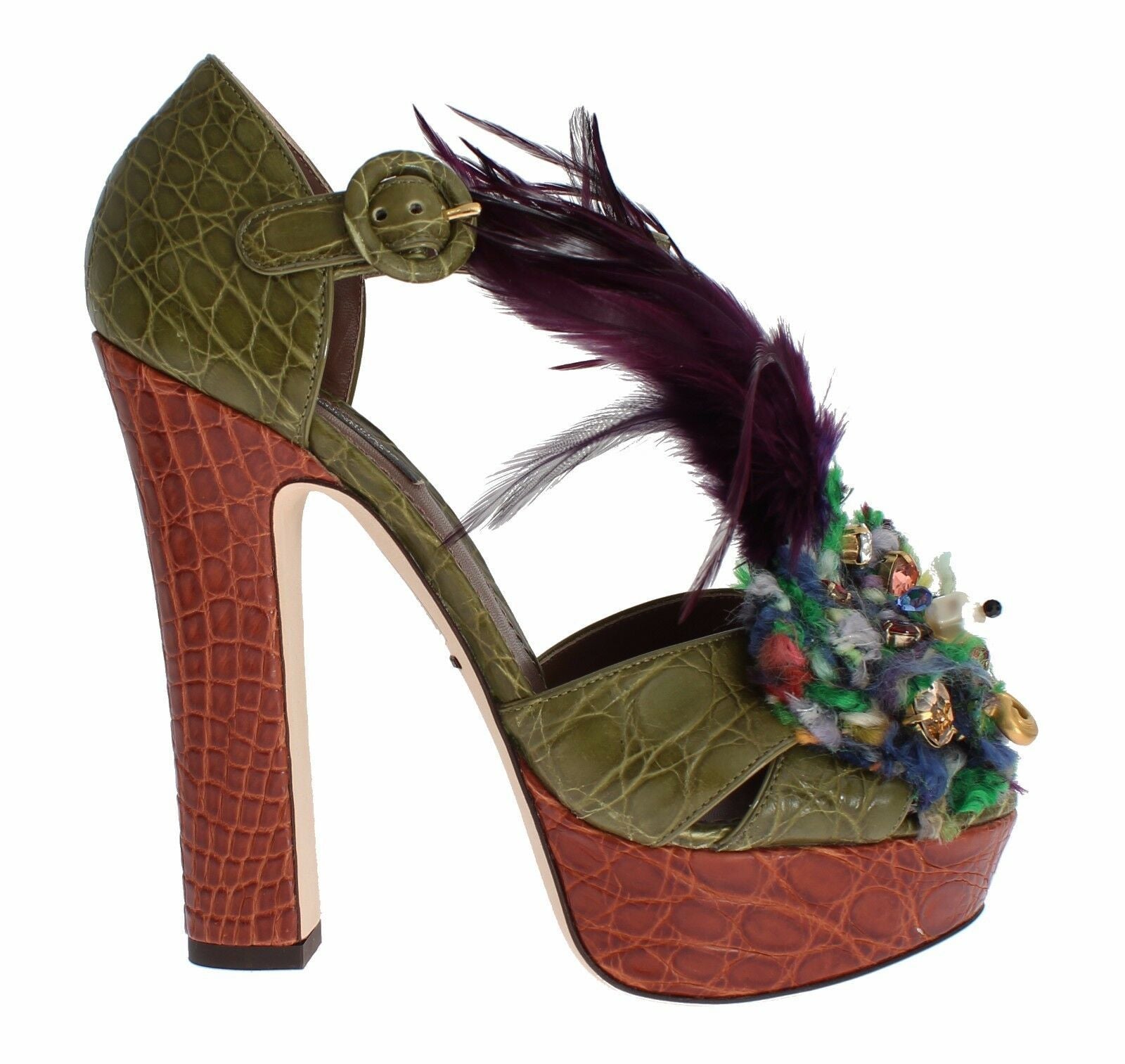 Crystal Enchanted Ankle Strap Sandals - ventzia