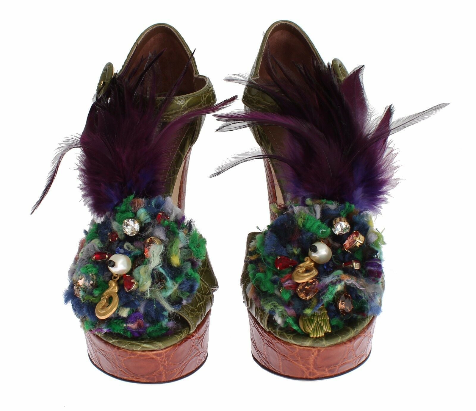 Crystal Enchanted Ankle Strap Sandals - ventzia