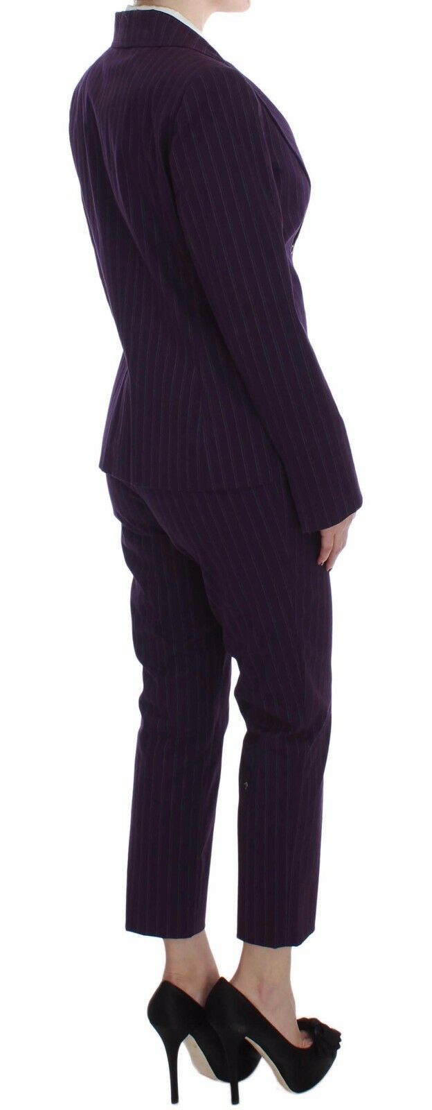 Elegant Striped Pant & Blazer Suit - ventzia