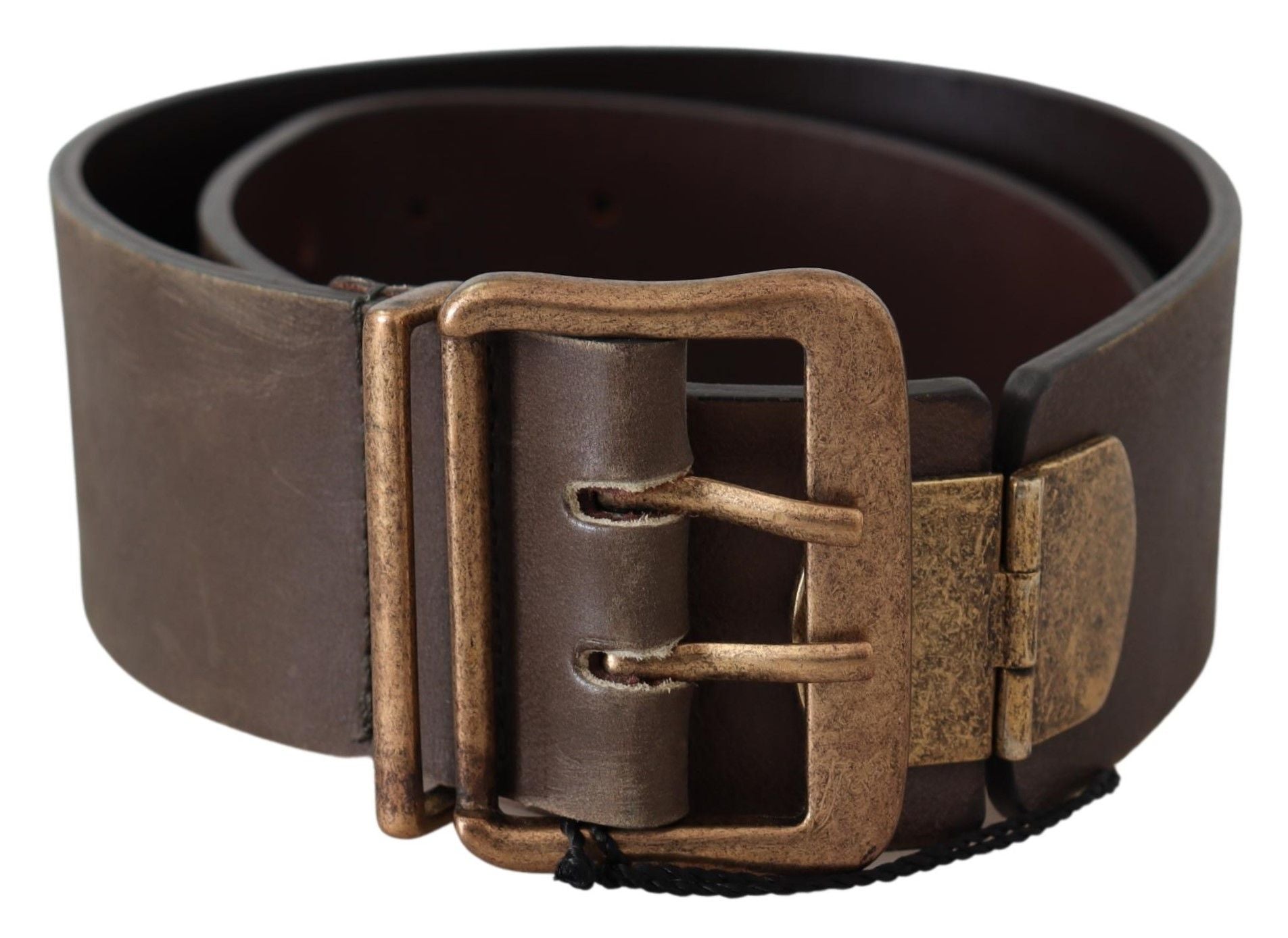 Elegant Leather Fashion Belt in Rich Brown - ventzia