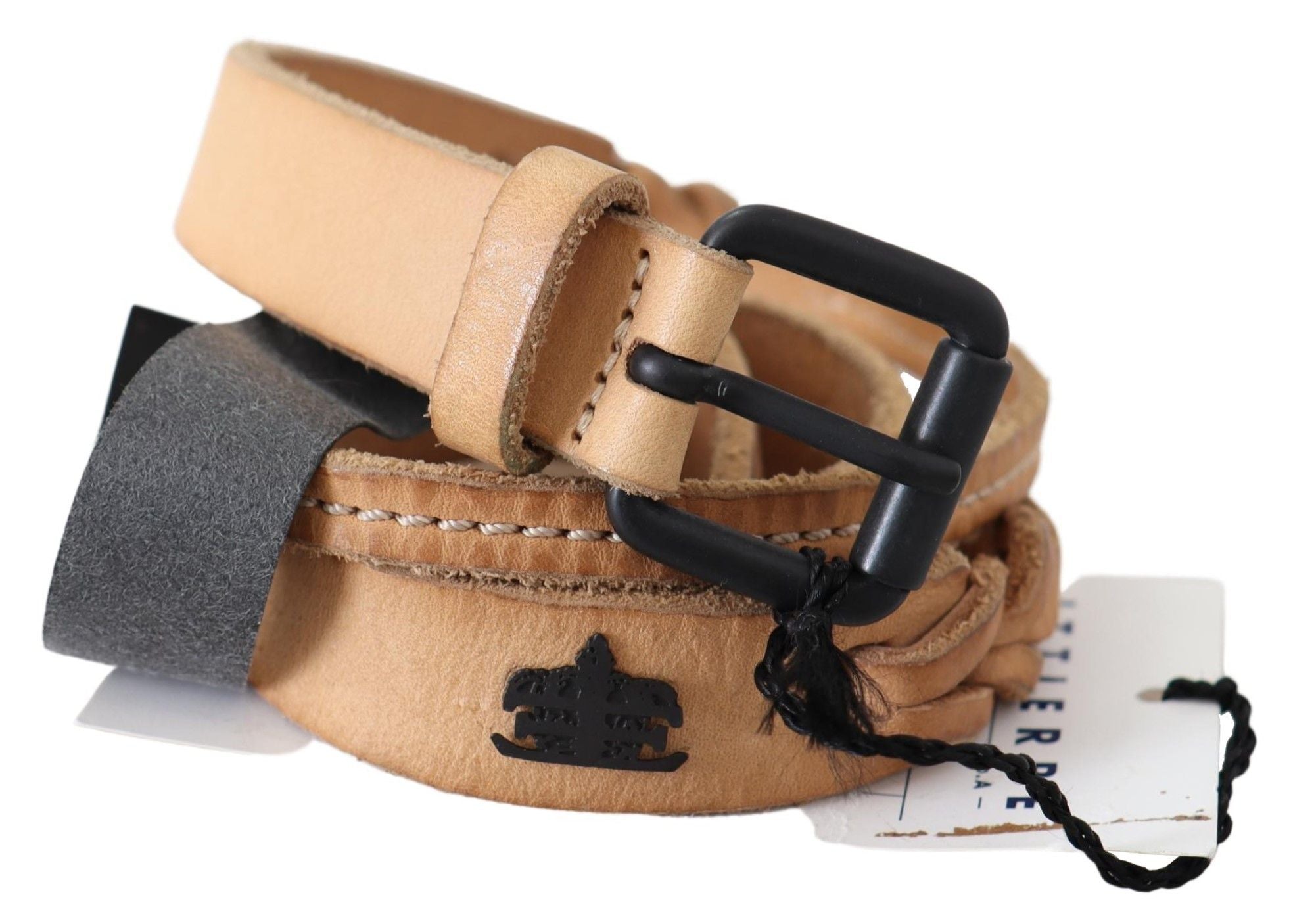 Elegant Brown Leather Fashion Belt - ventzia